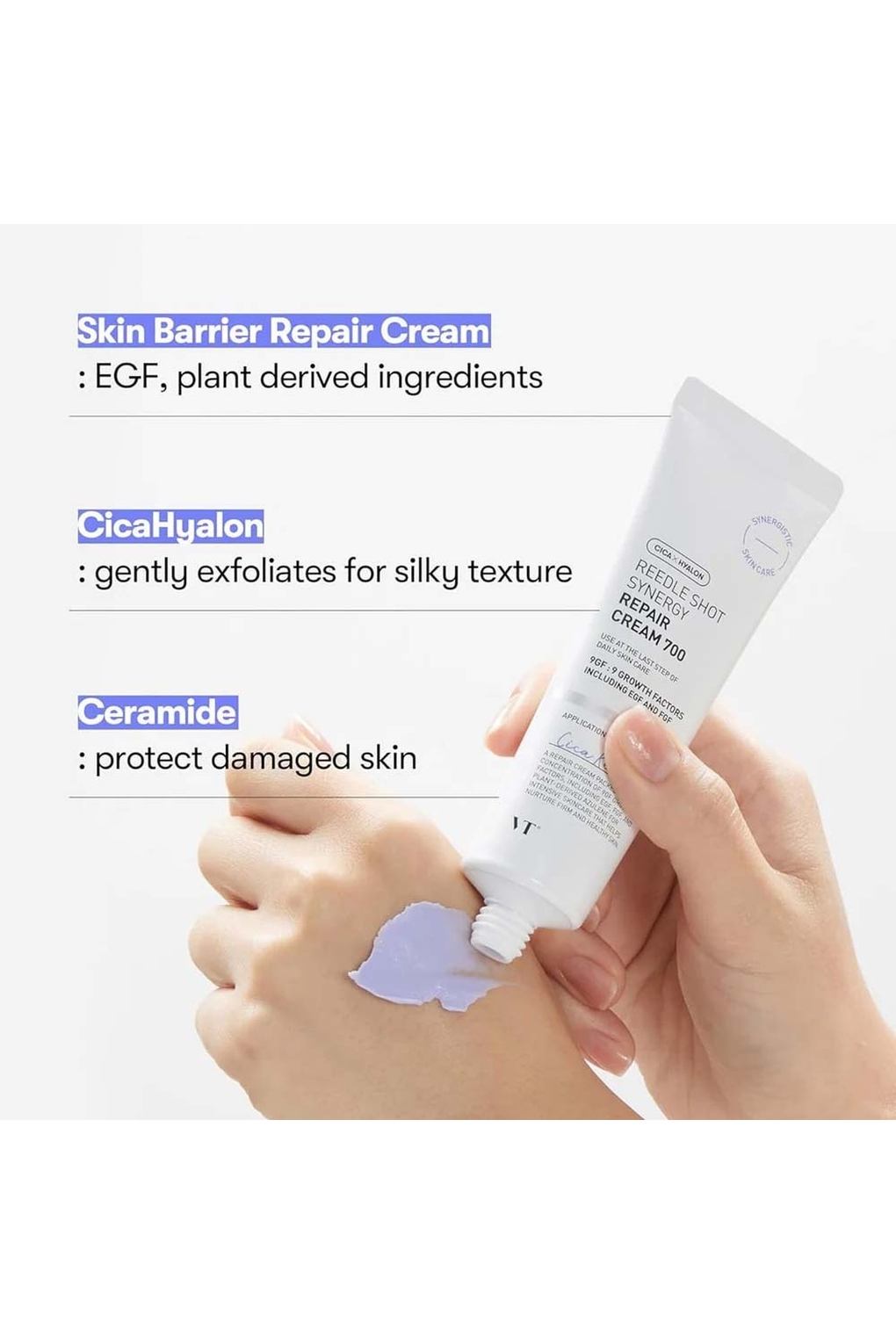 Крем для лица VT Cosmetics Reedle Shot Synergy Repair Cream 700, 50мл. Фото 4.