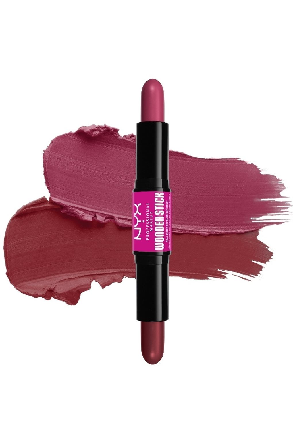 Румяна NYX Professional Makeup Wonder Stick Dual-Ended Cream Blush Stick 04 Deep Magenta + Ginger, 8 г. Фото 4.