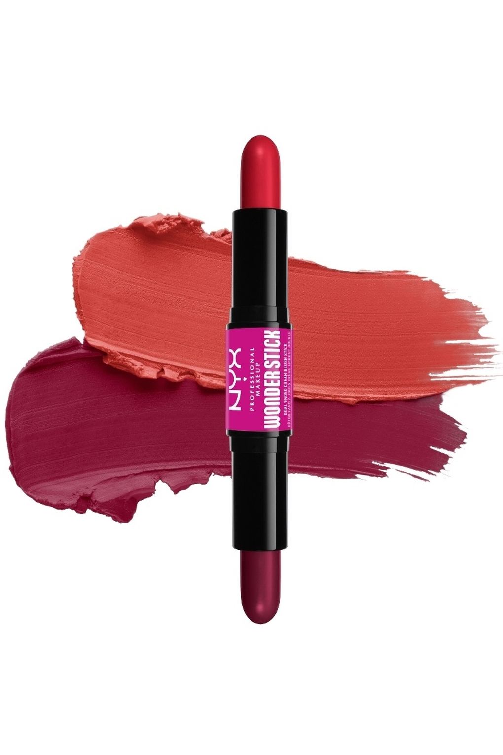 Румяна NYX Professional Makeup Wonder Stick Dual-Ended Cream Blush Stick 05 Bright Amber + Fuchsia, 8 г. Фото 4.