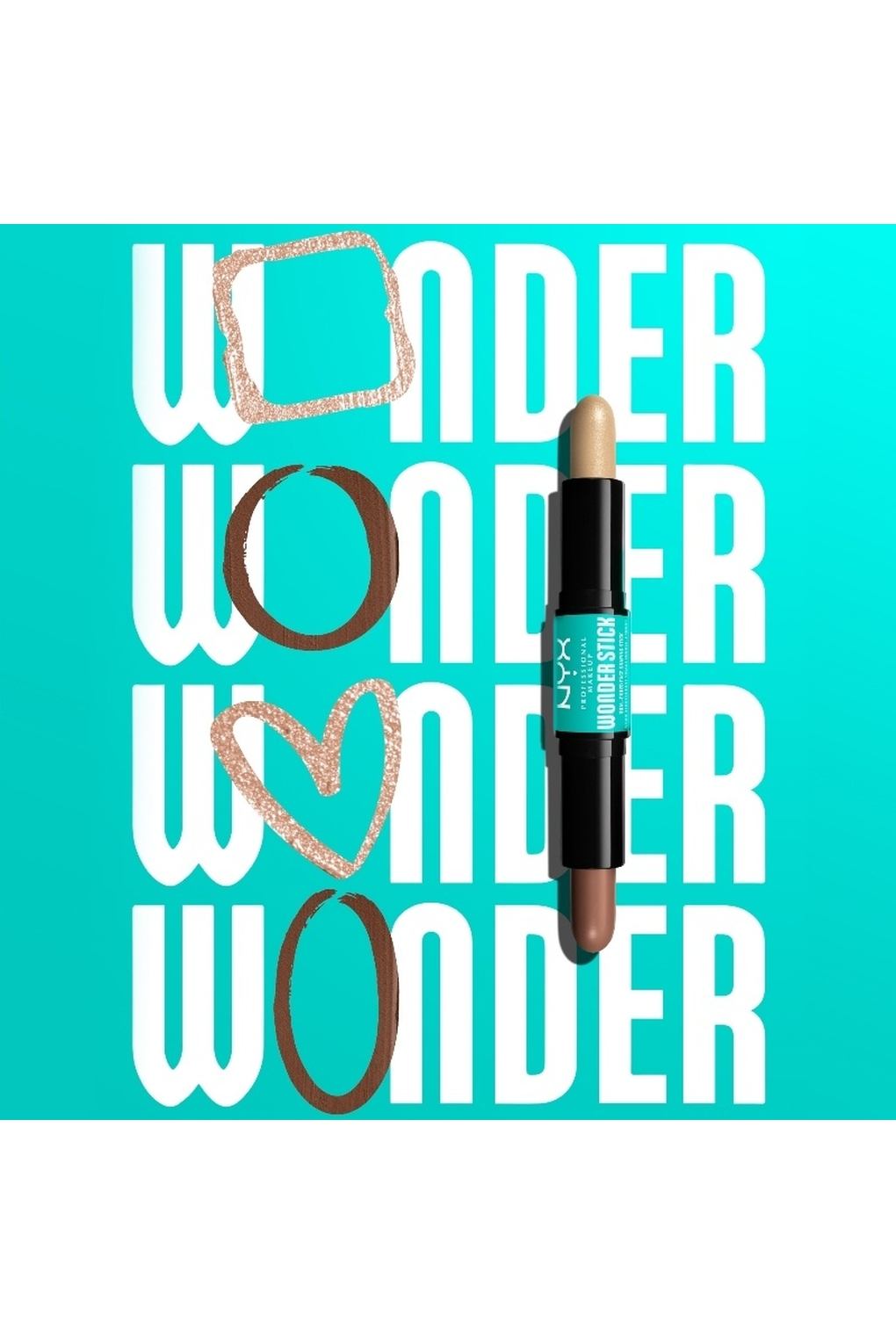 Скульптор для лица NYX Professional Makeup Wonder Stick Dual-Ended Face Shaping Stick 04 Medium. Фото 6.