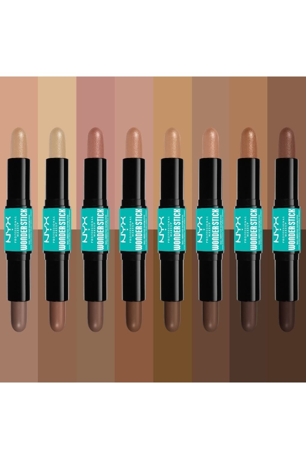 Скульптор для лица NYX Professional Makeup Wonder Stick Dual-Ended Face Shaping Stick 06 Rich. Фото 6.