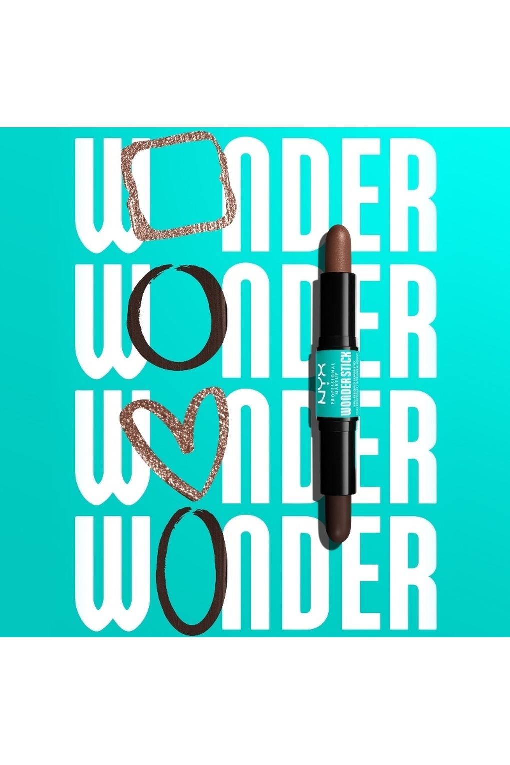 Скульптор для лица NYX Professional Makeup Wonder Stick Dual-Ended Face Shaping Stick 08 Deep Rich. Фото 6.