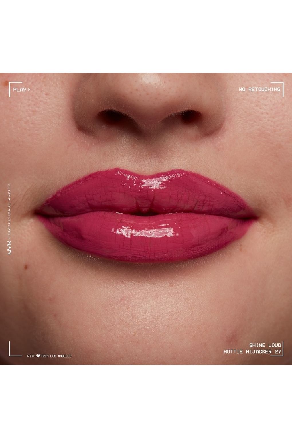 Губная помада NYX Professional Makeup Shine Loud High Pigment Lip Shine Hottie Hijacker, 3,4 мл. Фото 5.