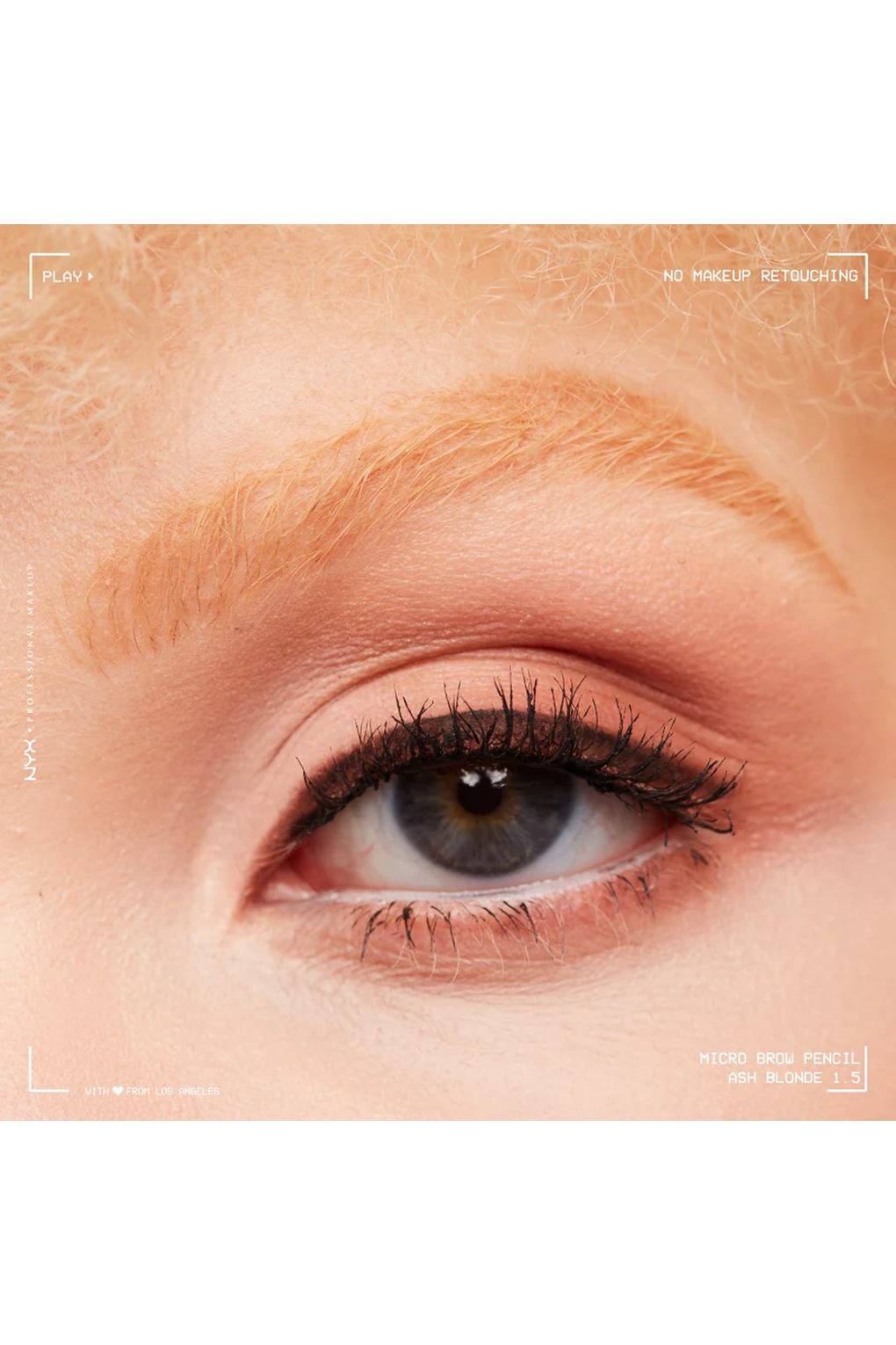 Карандаш для бровей NYX Professional Makeup Micro Brow Pencil 01.5 Ash Blonde, 0,09 г. Фото 5.