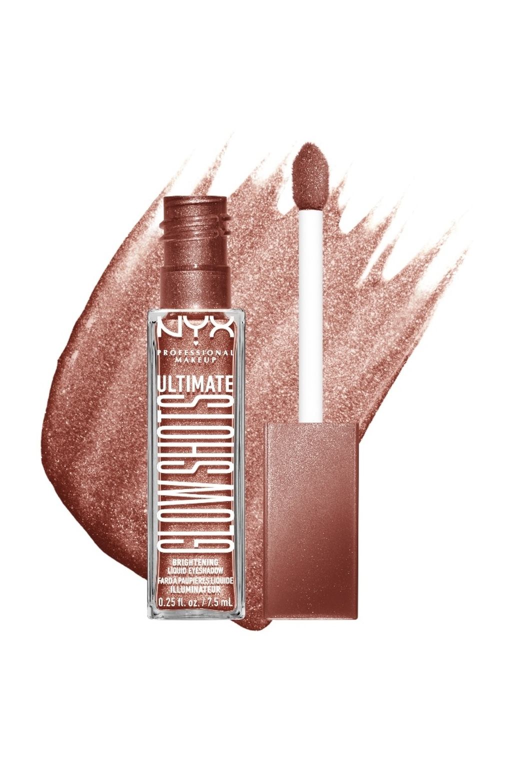 Тени для век NYX Professional Makeup Ultimate Glow Shots 09 Mango Moment, 7,5 мл. Фото 3.