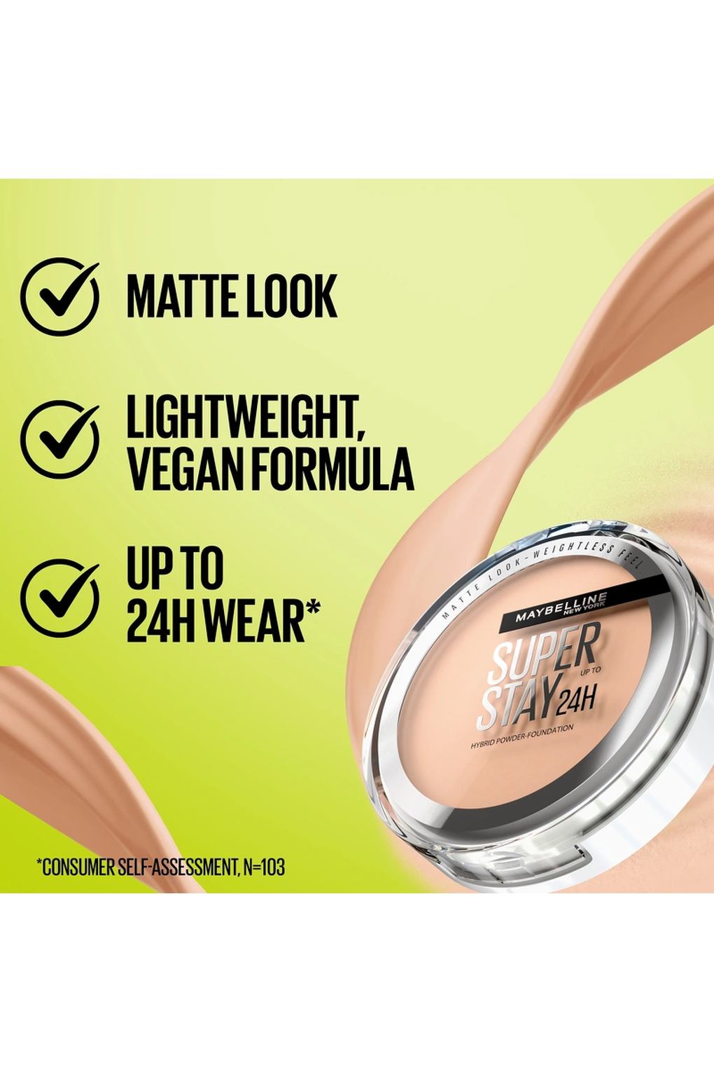Пудра Maybelline New York Superstay 24H Hybrid Powder Foundation 5, 9 г. Фото 5.