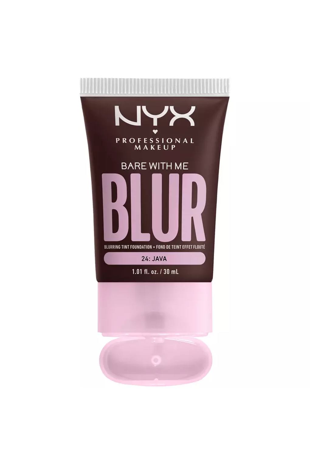 Тональная основа NYX Professional Makeup Bare With Me Blur Tint Foundation 24 Java, 30 мл. Фото 4.