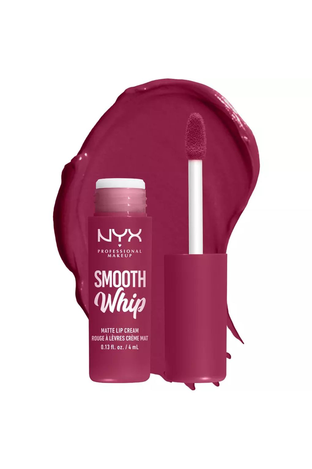 Губная помада NYX Professional Makeup Smooth Whip Matte Lip Cream 08 Fuzzy Slippers, 4 мл. Фото 3.