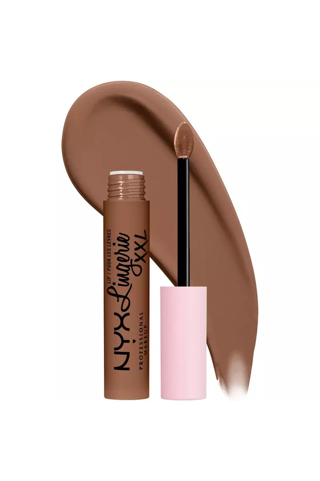 Губная помада NYX Professional Makeup Lip Lingerie XXL Matte Liquid Lipstick 29 Hot Caramelo, 4 мл. Фото 3.