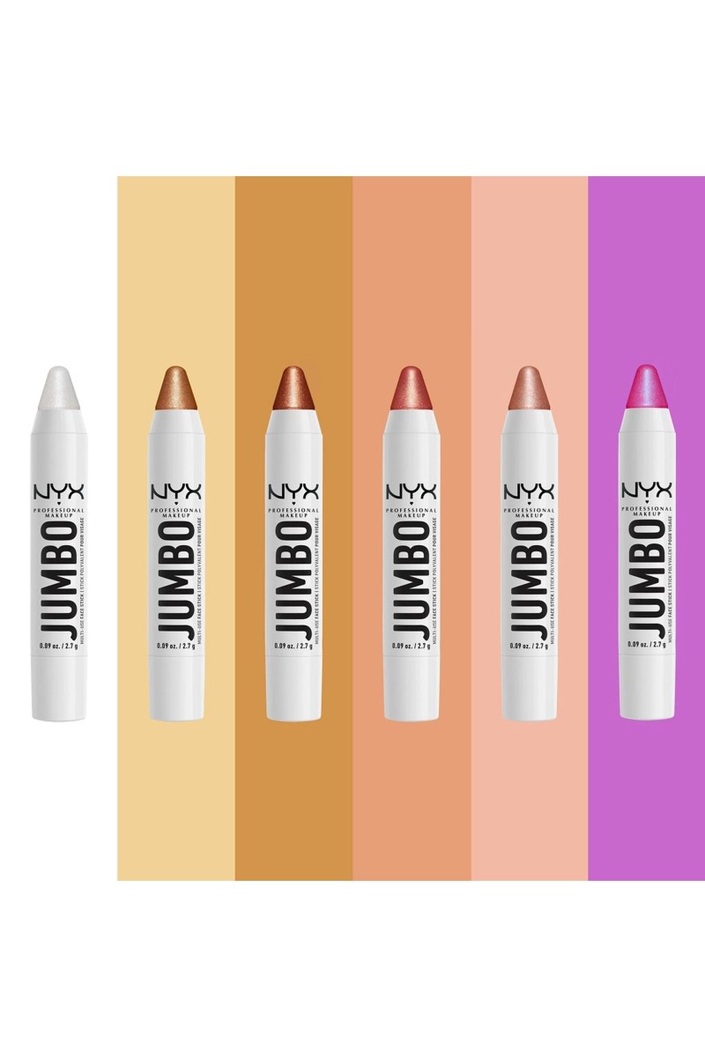 Хайлайтер NYX Professional Makeup Jumbo Multi-Use Face Stick 05 Apple Pie, 2,7 г. Фото 5.