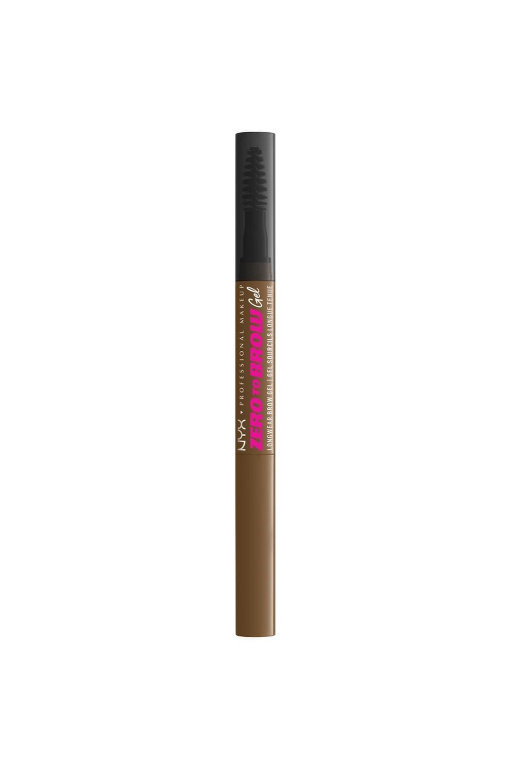 Гель для бровей NYX Professional Makeup Zero To Brow Longwear Brow Gel 03 Taupe, 2 мл. Фото 4.