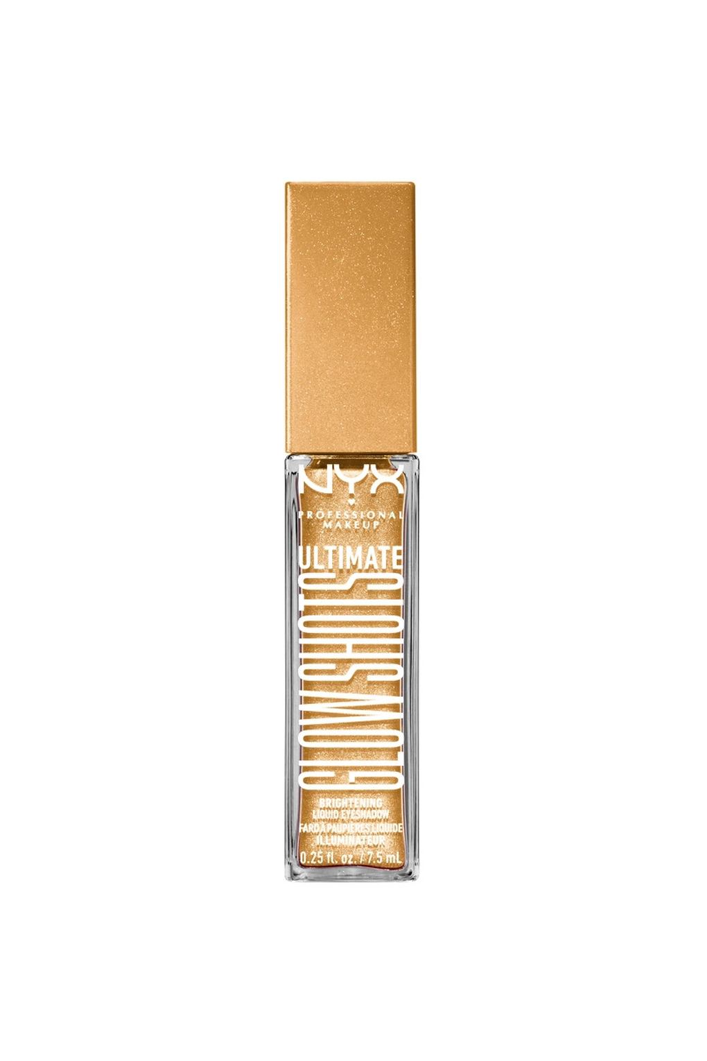 Тени для век NYX Professional Makeup Ultimate Glow Shots Liquid Eyeshadow 14 Glitzy Guava, 7,5 мл. Фото 6.
