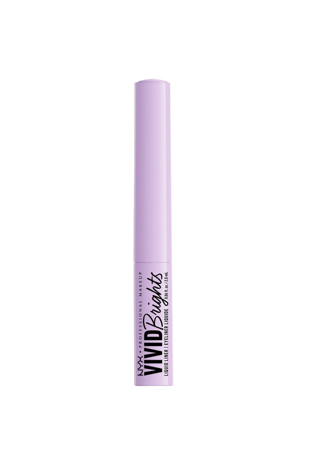Подводка для глаз NYX Professional Makeup Up Vivid Brights Liquid Eyeliner 07 Lilac Link, 2 мл. Фото 4.