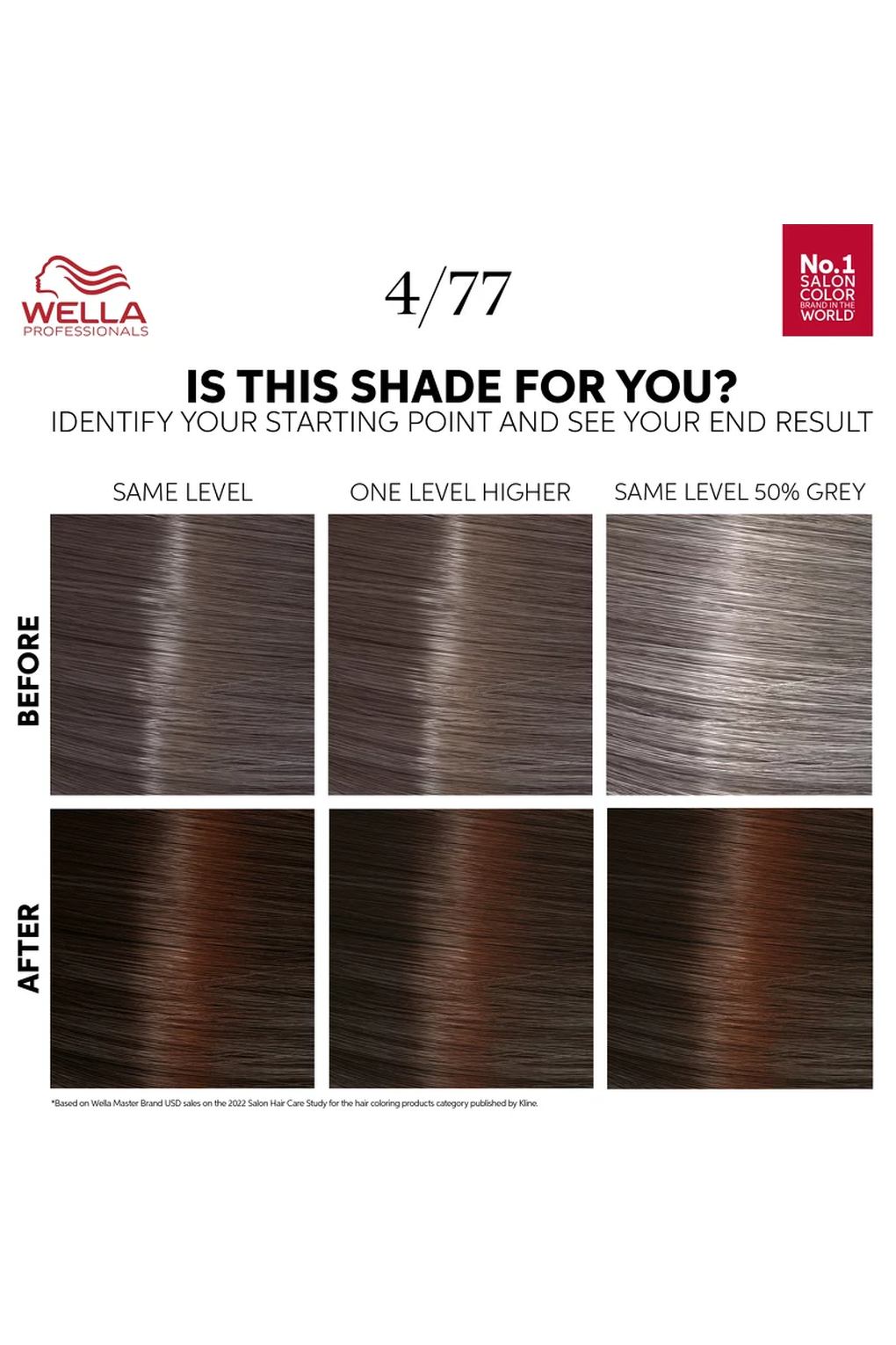 Краска для волос Wella Color Touch Deep Brown 4/77 Espresso, 130 мл. Фото 2.