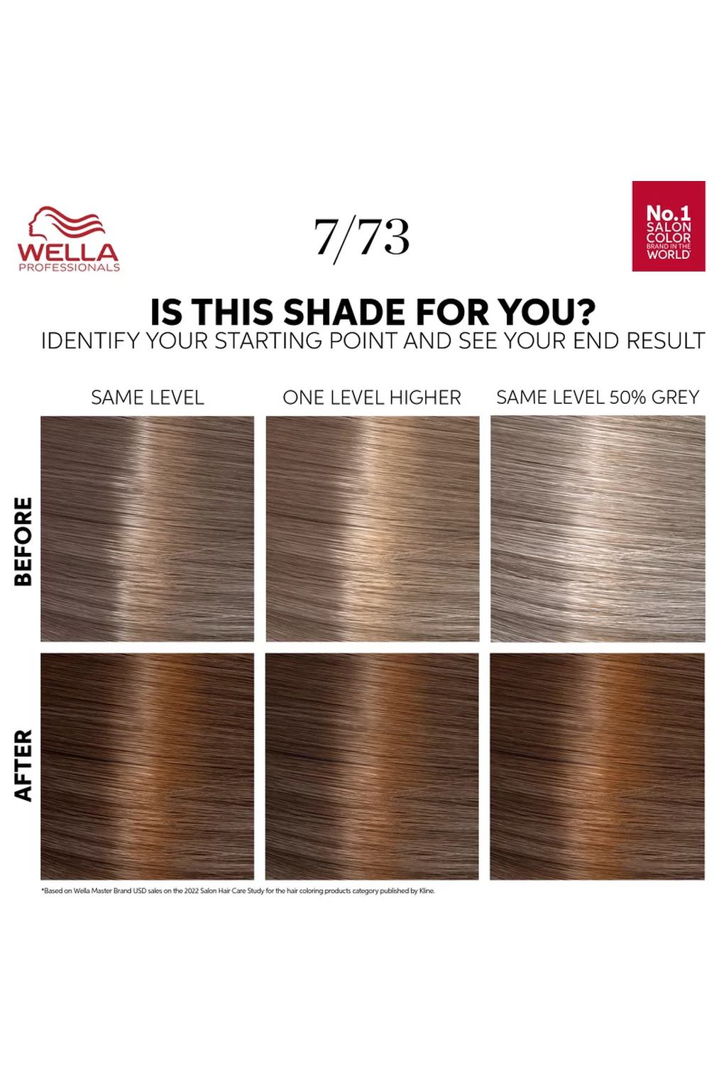 Краска для волос Wella Color Touch Deep Brown 7/73 Golden Tobacco, 130 мл. Фото 2.