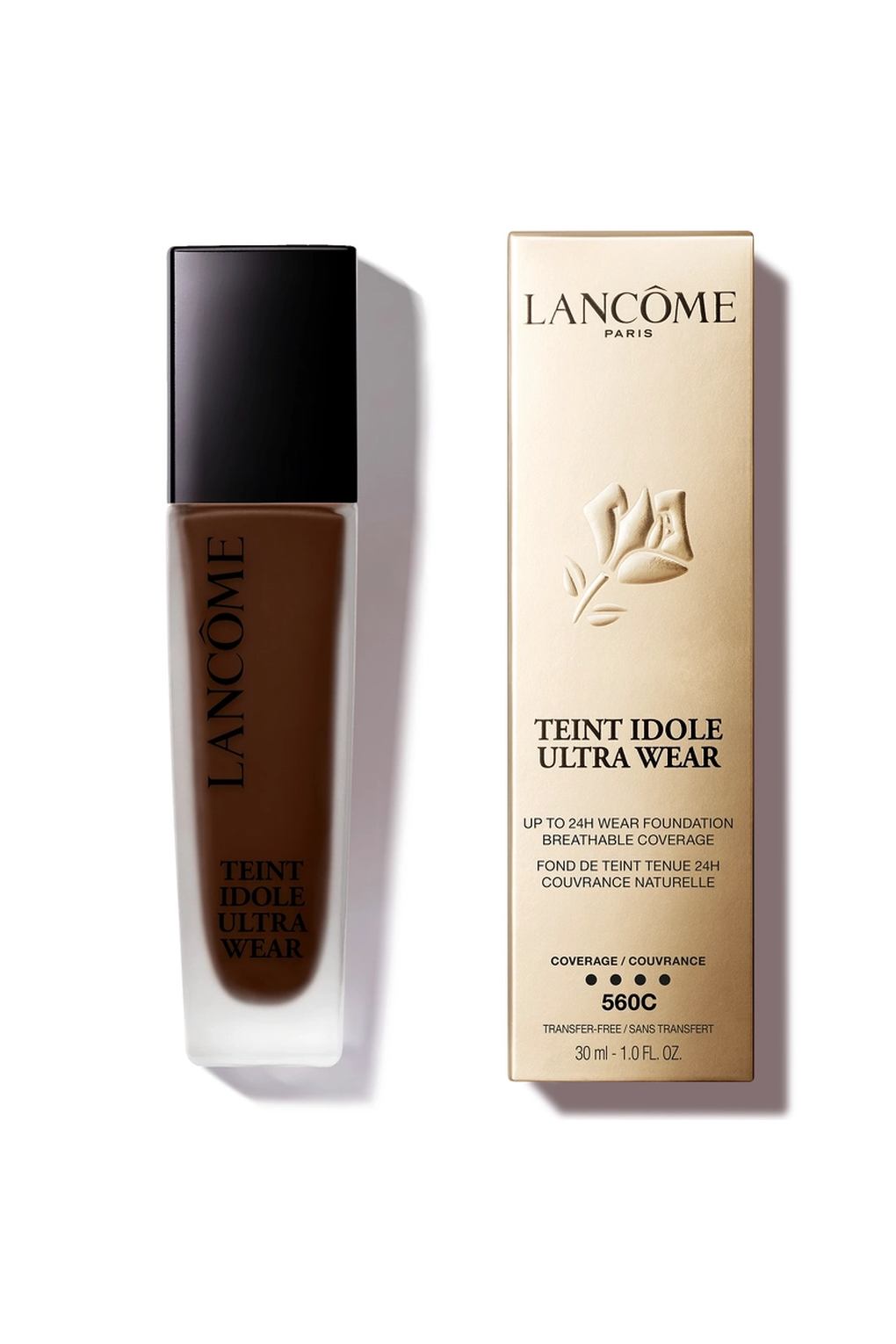 Тональная основа Lancome Teint Idole Fond De Teint Ultra Wear 24H Foundation 560C, 30 мл. Фото 3.