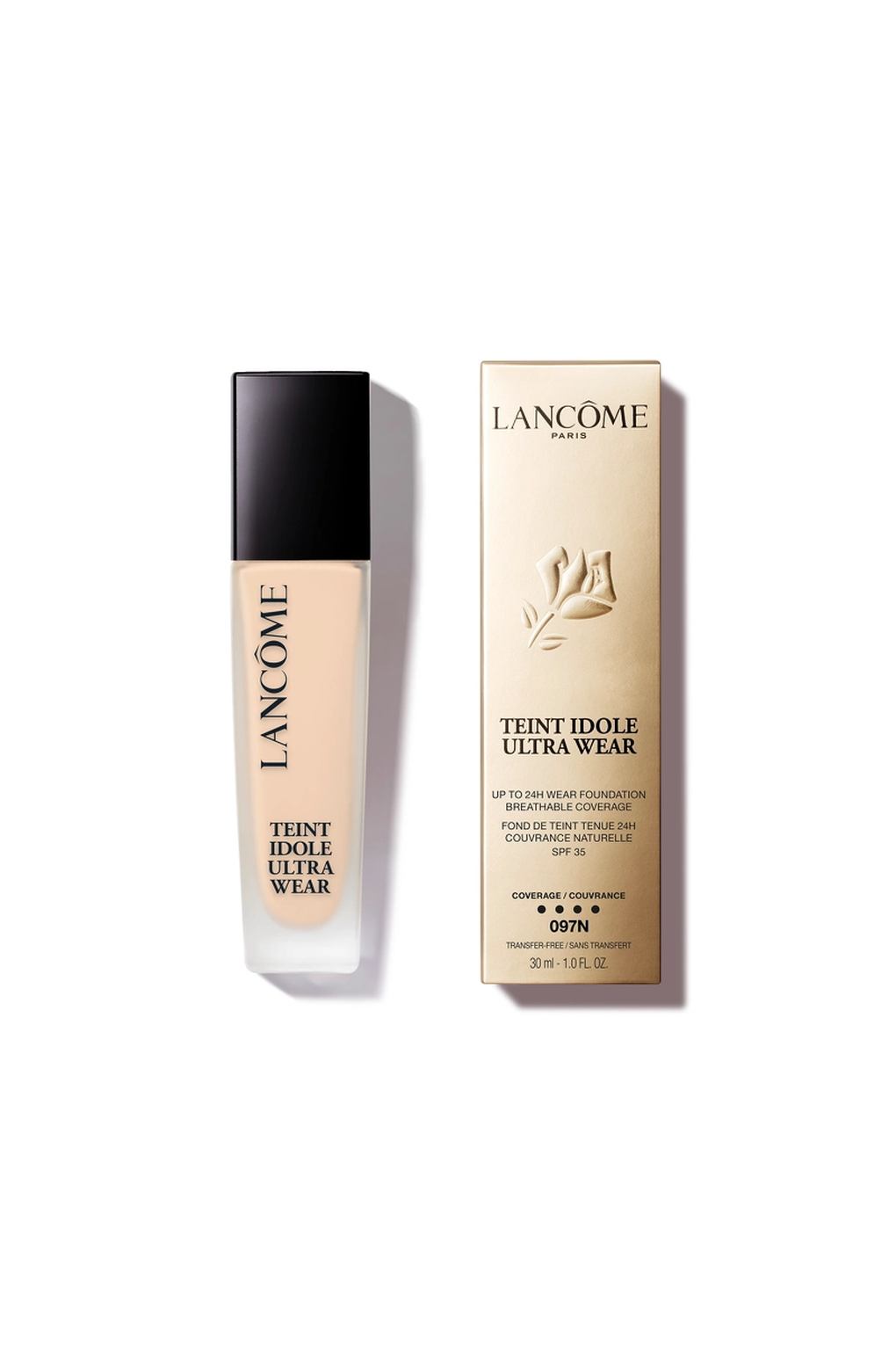 Тональная основа Lancome Teint Idole Fond De Teint Ultra Wear 24H Foundation 097N, 30 мл. Фото 2.