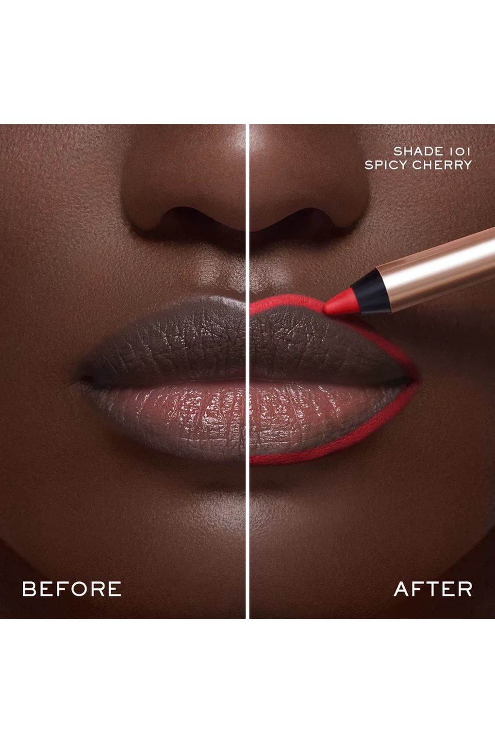 Карандаш для губ Lancome Idole Lip Shaper Creamy Matte Lip Liner 101 Spicy Cherry, 1,2 г. Фото 6.