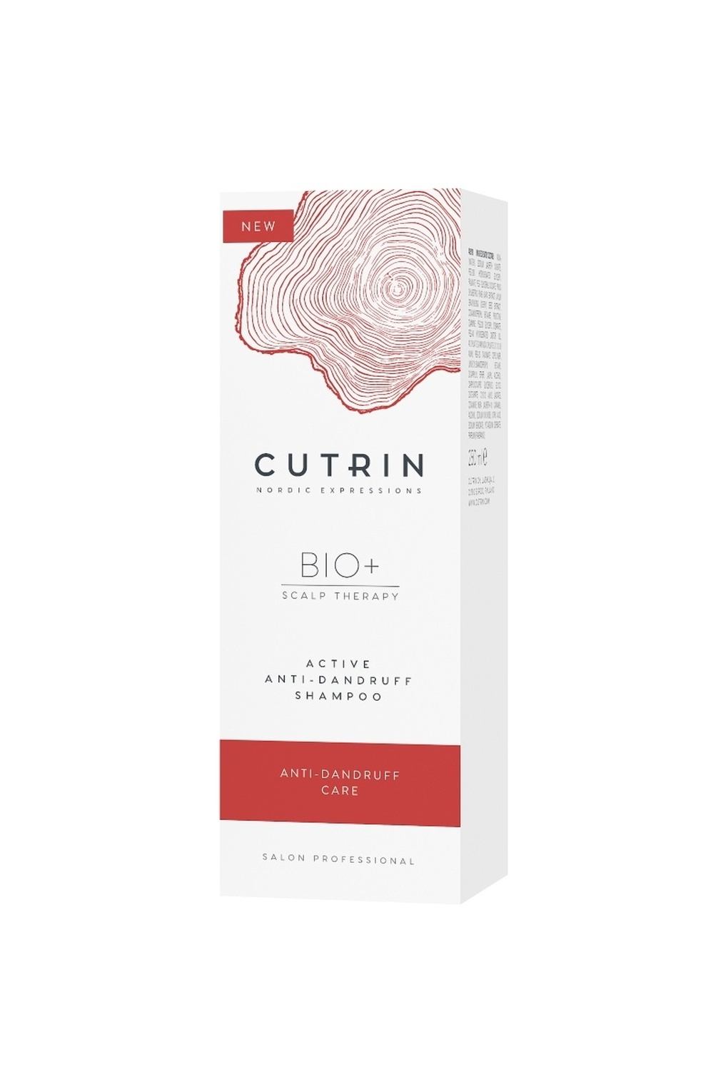 Шампунь для волос Cutrin BIO+ Active Anti-Dandruff Shampoo, 250 мл. Фото 2.