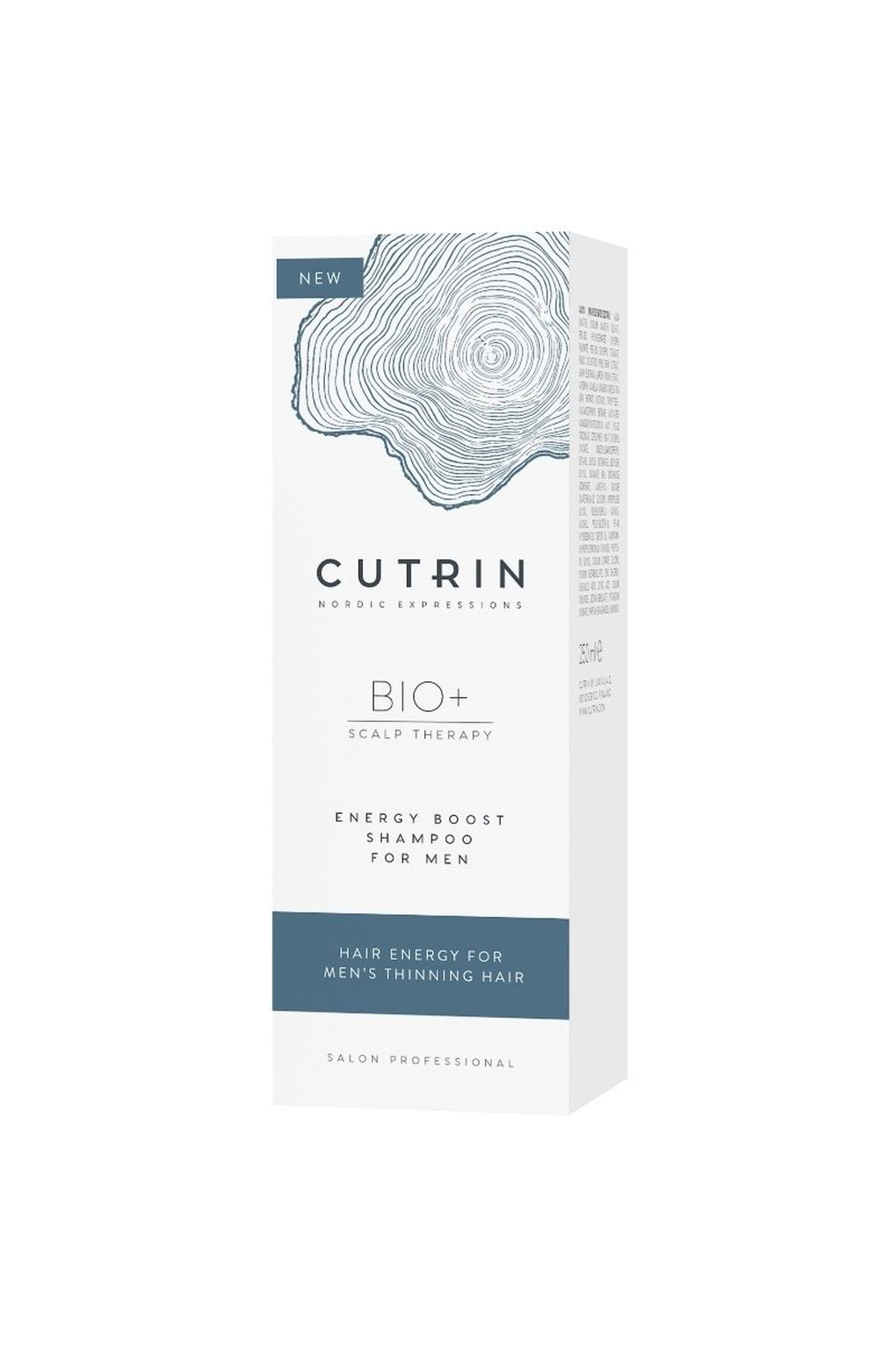 Шампунь для волос Cutrin BIO+ Energy Boost Shampoo For Men, 250 мл. Фото 2.
