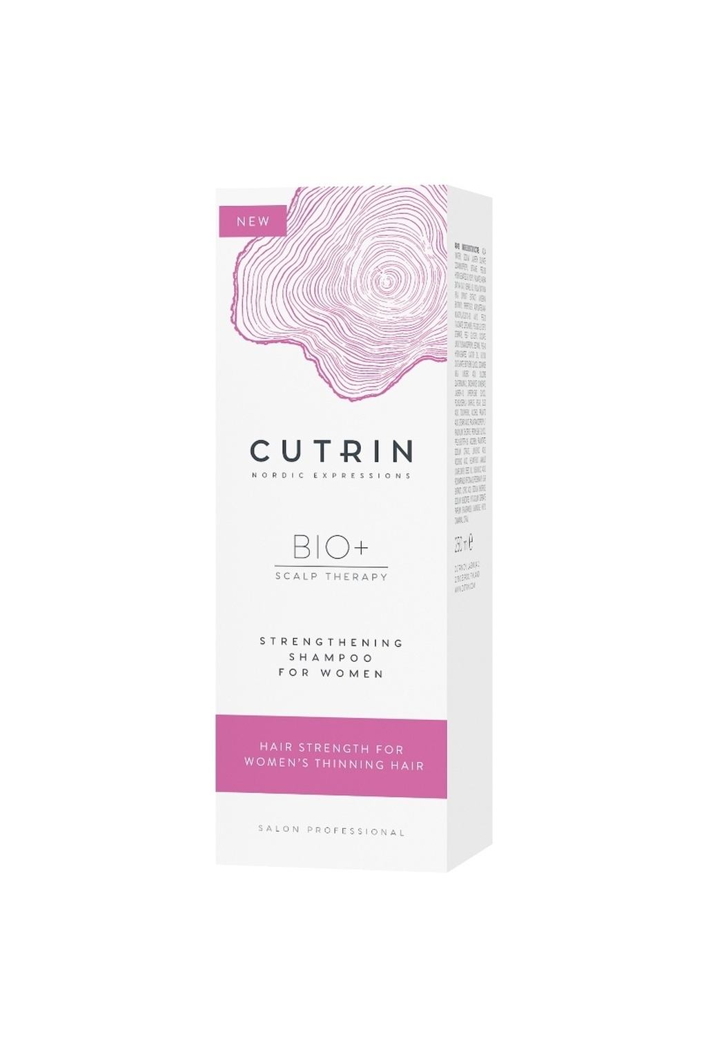 Шампунь для волос Cutrin BIO+ Strengthening Shampoo For Women, 250 мл. Фото 2.