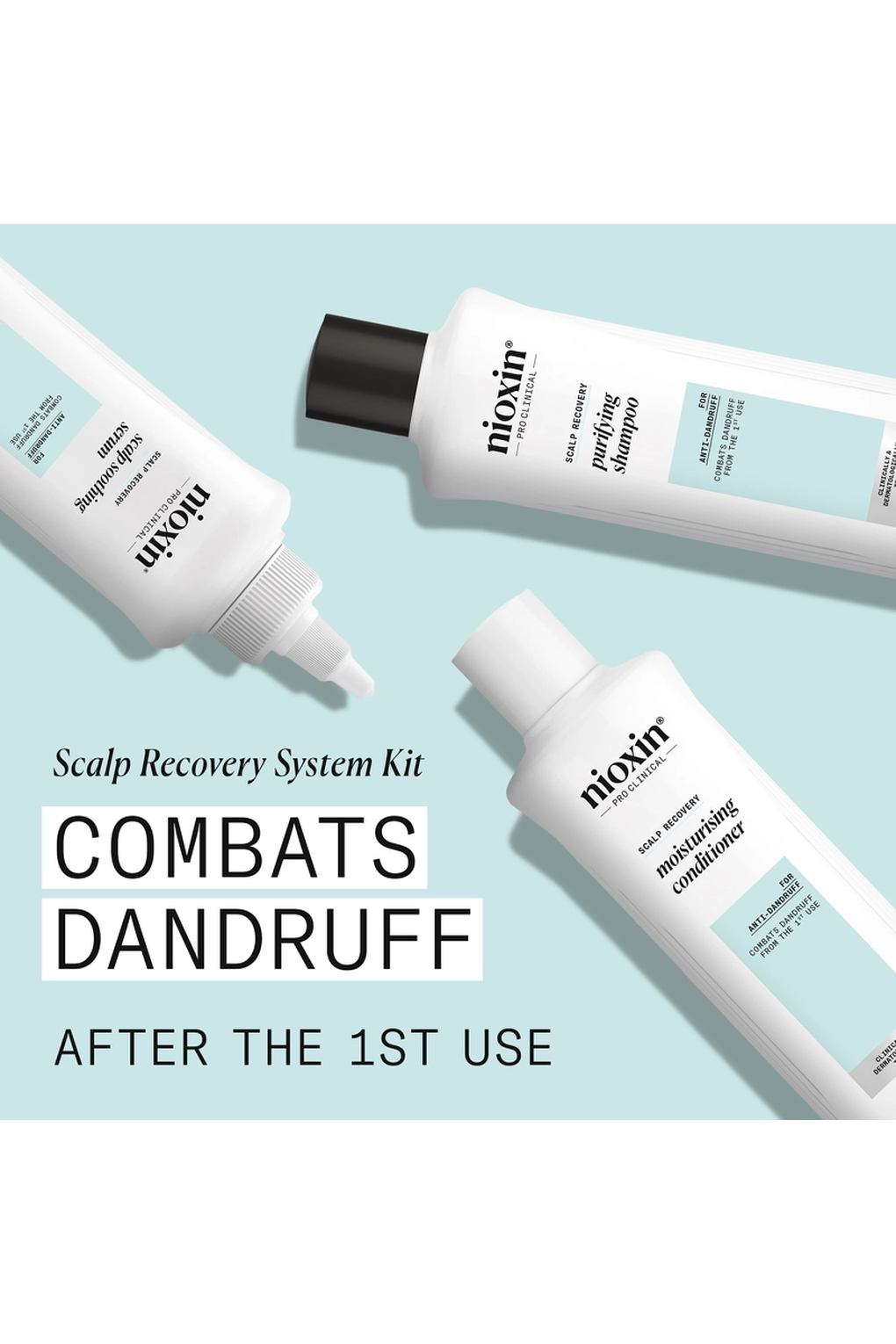 Шампунь для волос Nioxin Scalp Recovery Purifying Shampoo Anti-Dandruff, 200 мл. Фото 5.