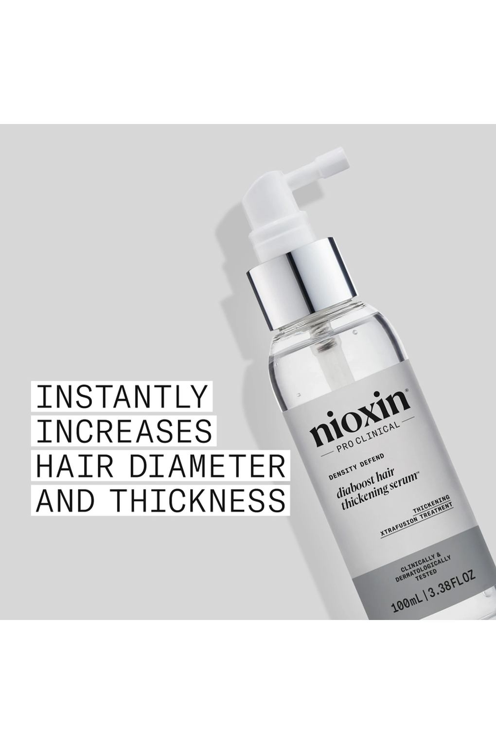 Сыворотка для волос Nioxin Density Defend Diaboost Hair Thickening Serum, 100 мл. Фото 5.
