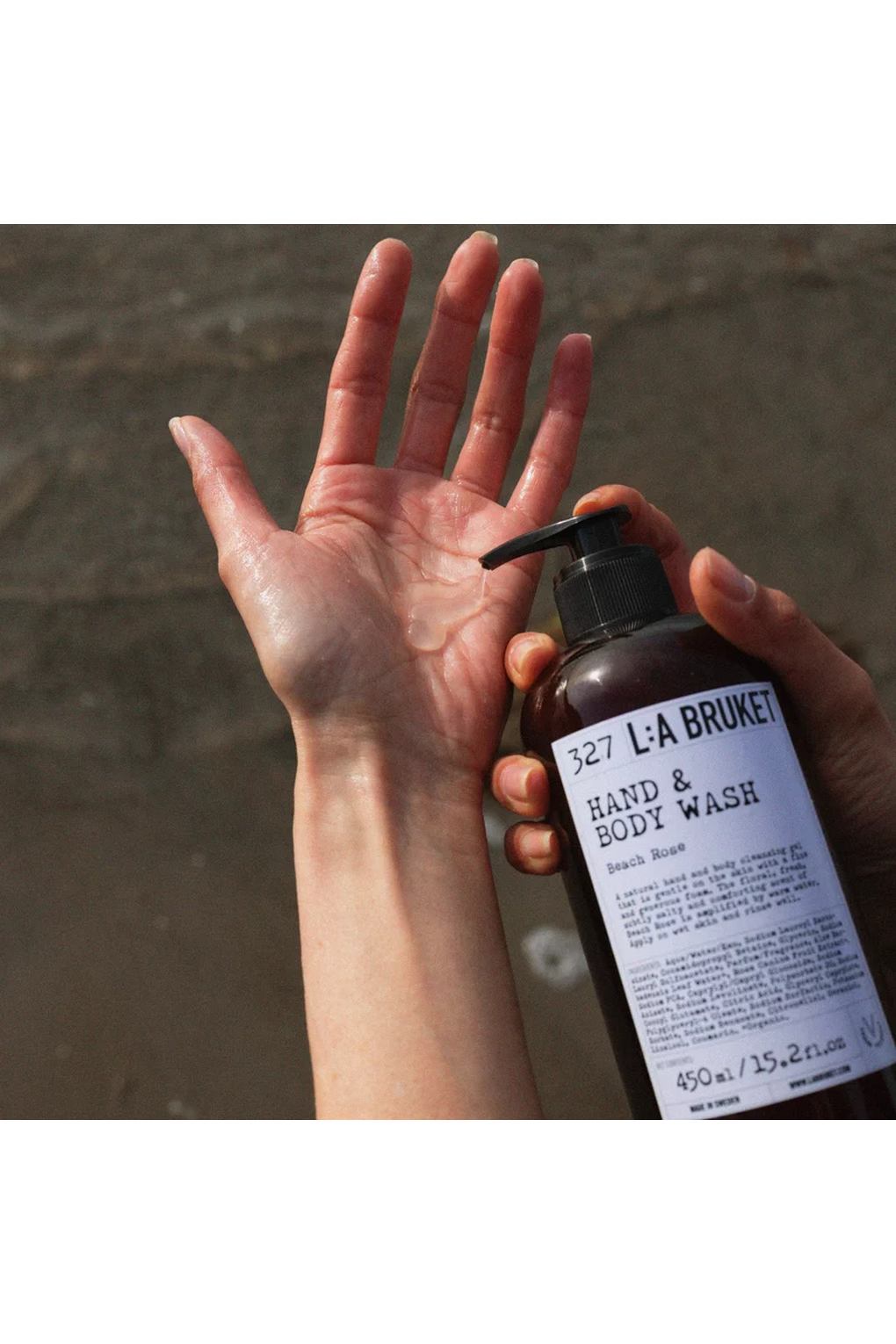 Средство для душа L:A BRUKET 327 Hand & Body Wash Beach Rose, 240 мл. Фото 2.