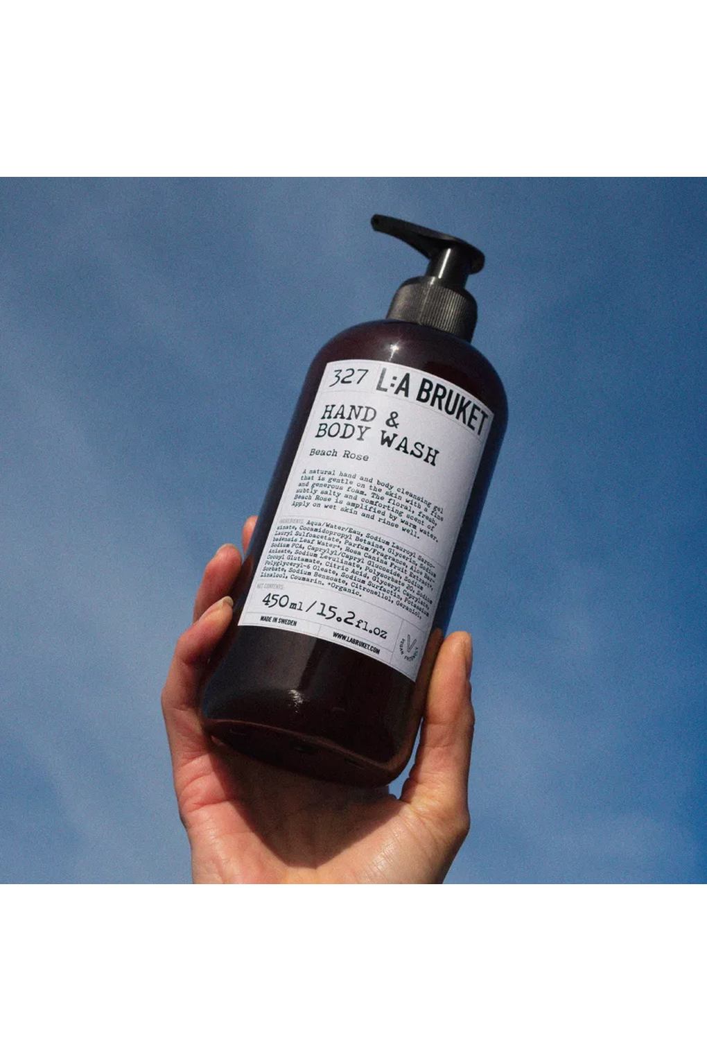Средство для душа L:A BRUKET 327 Hand & Body Wash Beach Rose, 240 мл. Фото 4.