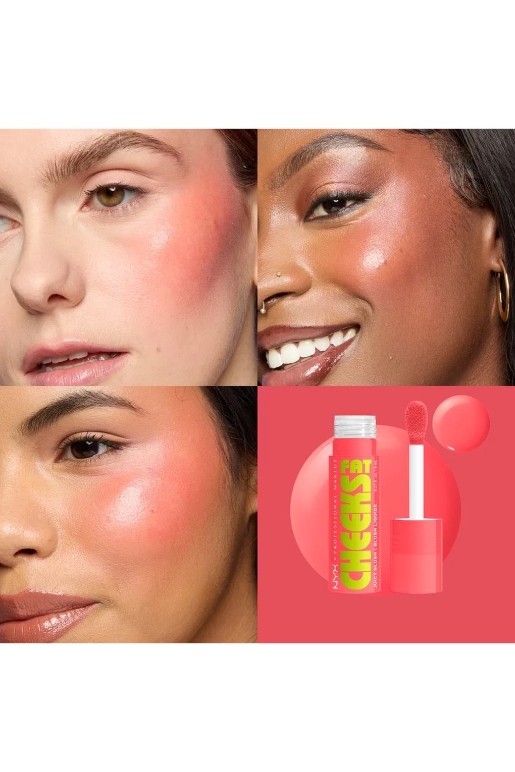 Румяна NYX Professional Makeup Fat Cheeks Juicy Blush 5 Durian Drench, 8 мл. Фото 3.
