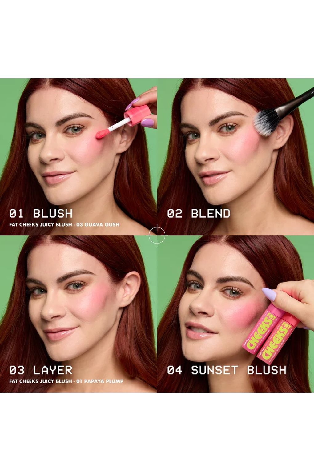 Румяна NYX Professional Makeup Fat Cheeks Juicy Blush 5 Durian Drench, 8 мл. Фото 4.