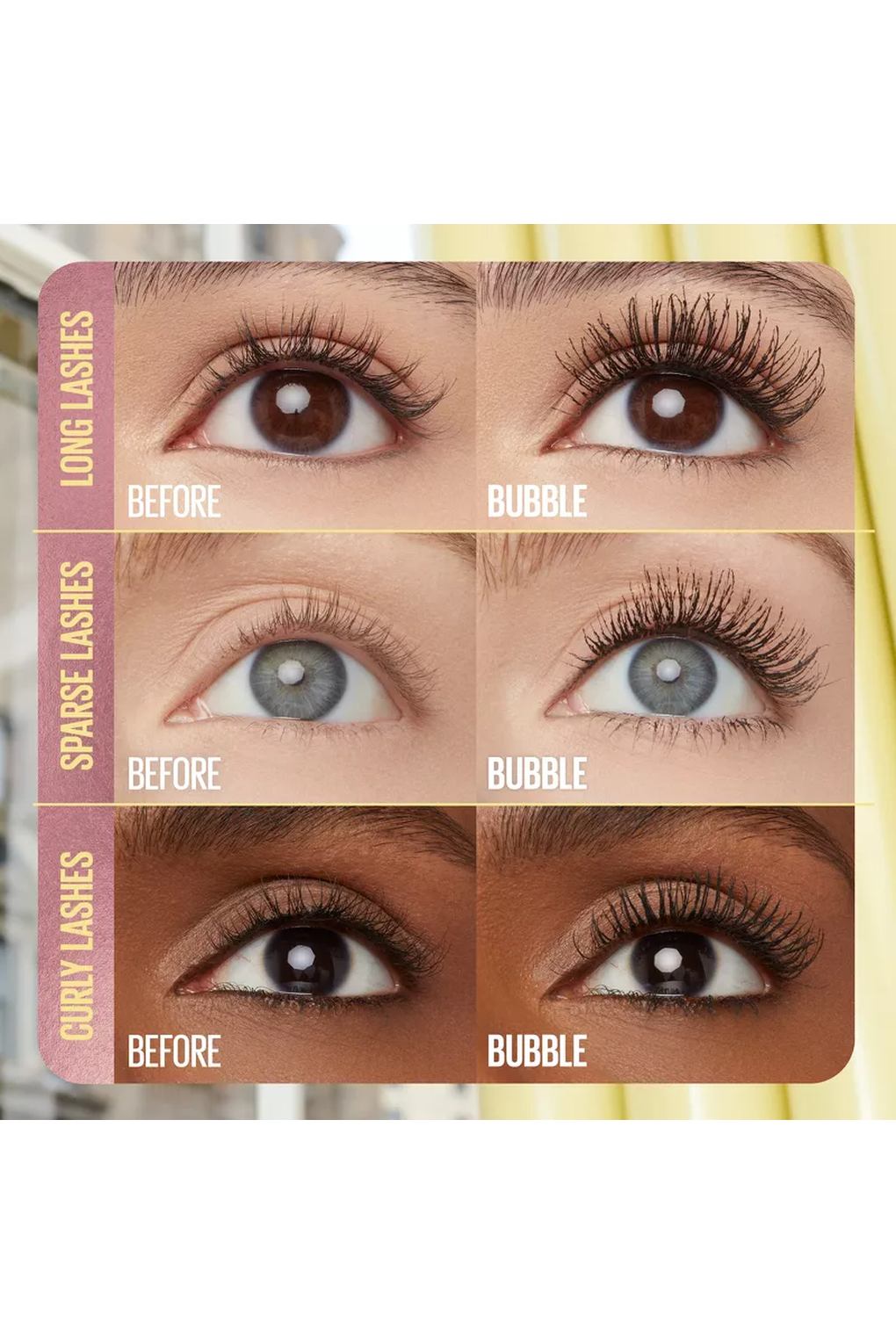Тушь для ресниц Maybelline New York The Colossal Bubble Mascara Black, 10 мл. Фото 5.