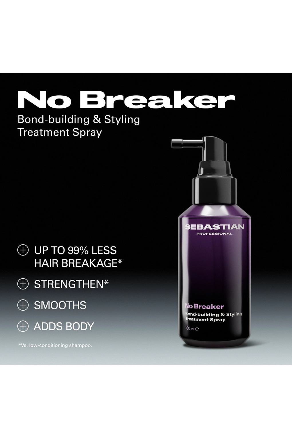 Спрей для укладки волос Sebastian Professional No.Breaker Bond-building & Styling Treatment Spray, 100 мл. Фото 3.