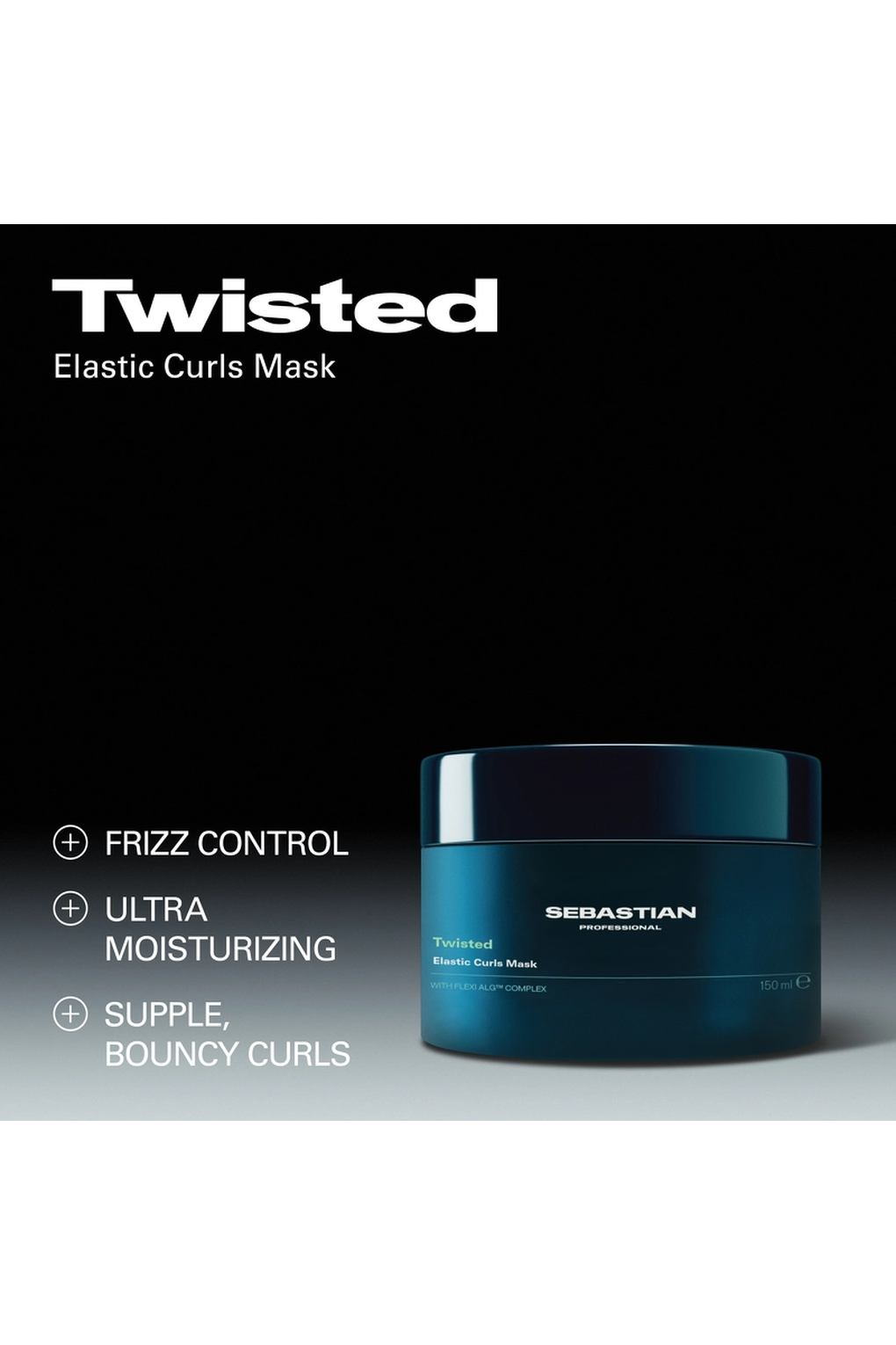 Маска для волос Sebastian Professional Twisted Elastic Curls Mask, 150 мл. Фото 3.