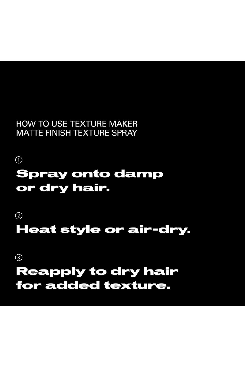 Спрей для укладки волос Sebastian Professional Texture Maker Matte Finish Texture Spray, 150 мл. Фото 6.