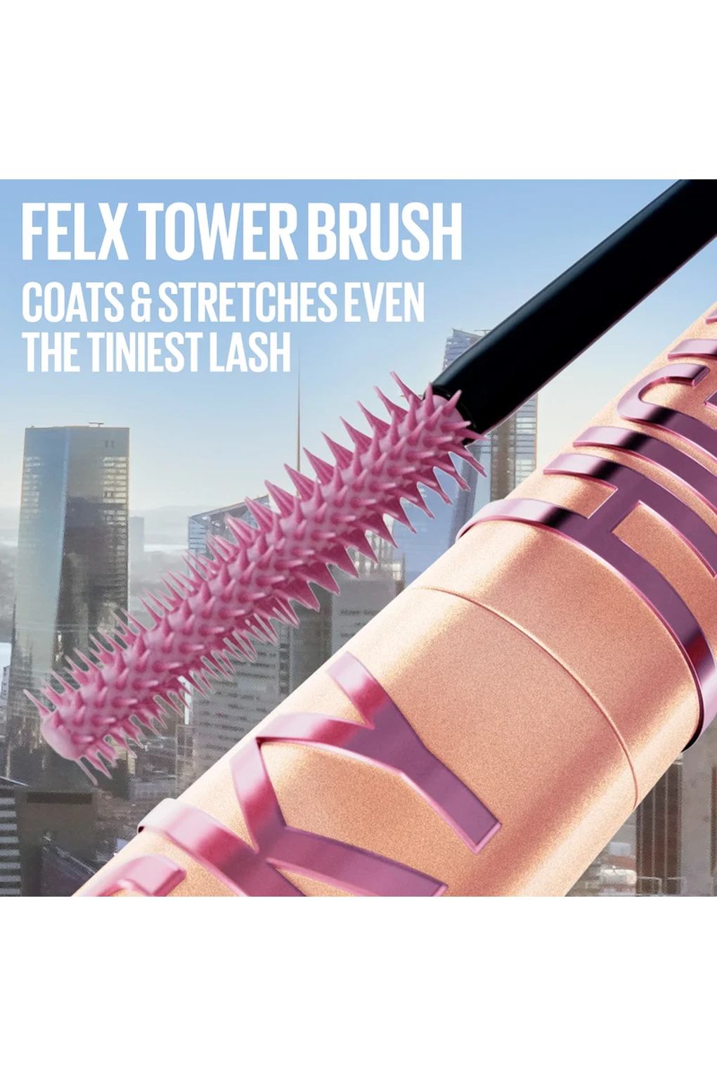 Тушь для ресниц Maybelline New York Lash Sensational Sky High Mascara Gold Glitz, 7,5 мл. Фото 6.