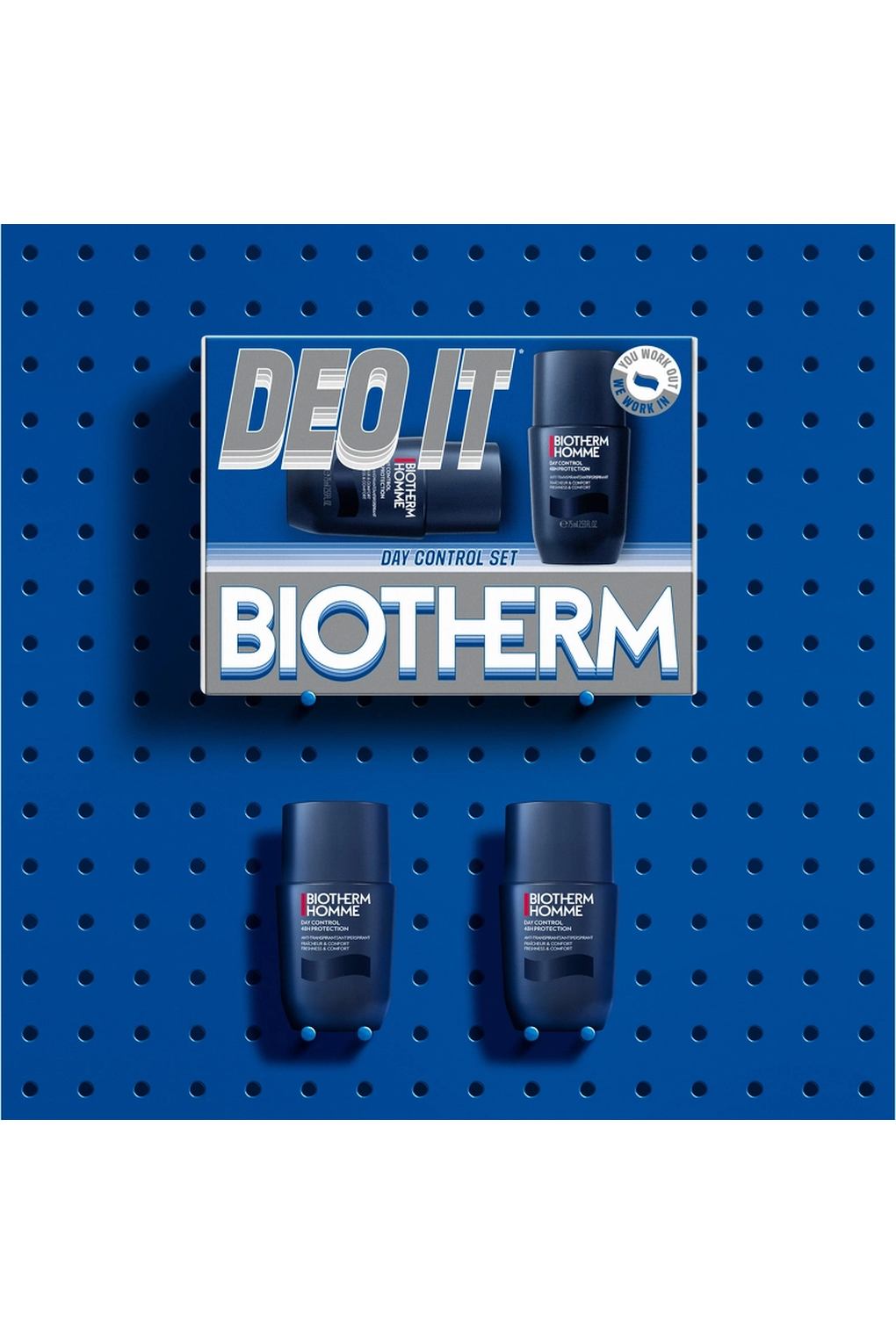 Набор средств для гигиены Biotherm Homme 48H Day Control Deo Roll-On Duo Set (Limited Edition). Фото 3.