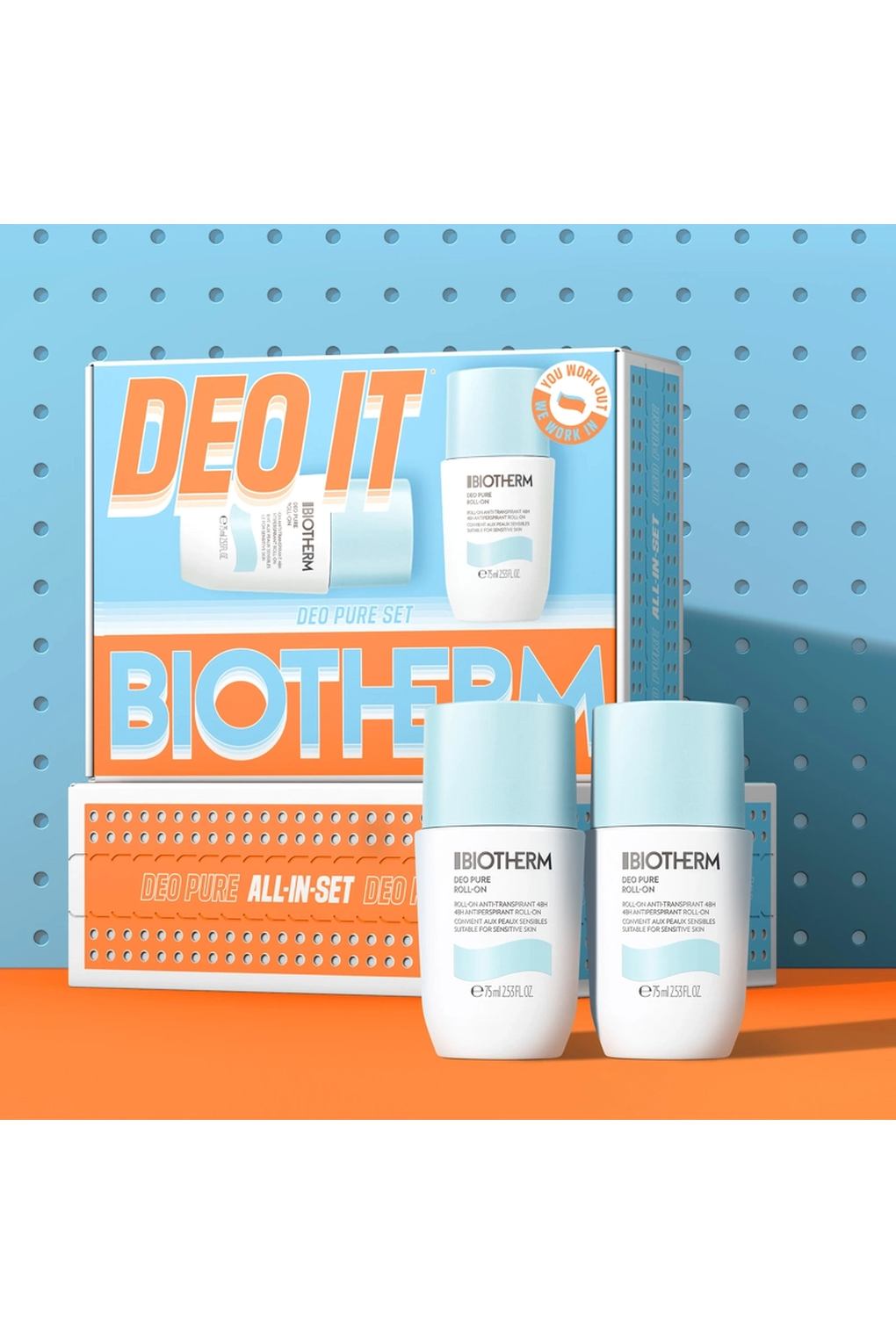 Набор средств для гигиены Biotherm Deo Pure Duo Gift Set (Limited Edition). Фото 4.
