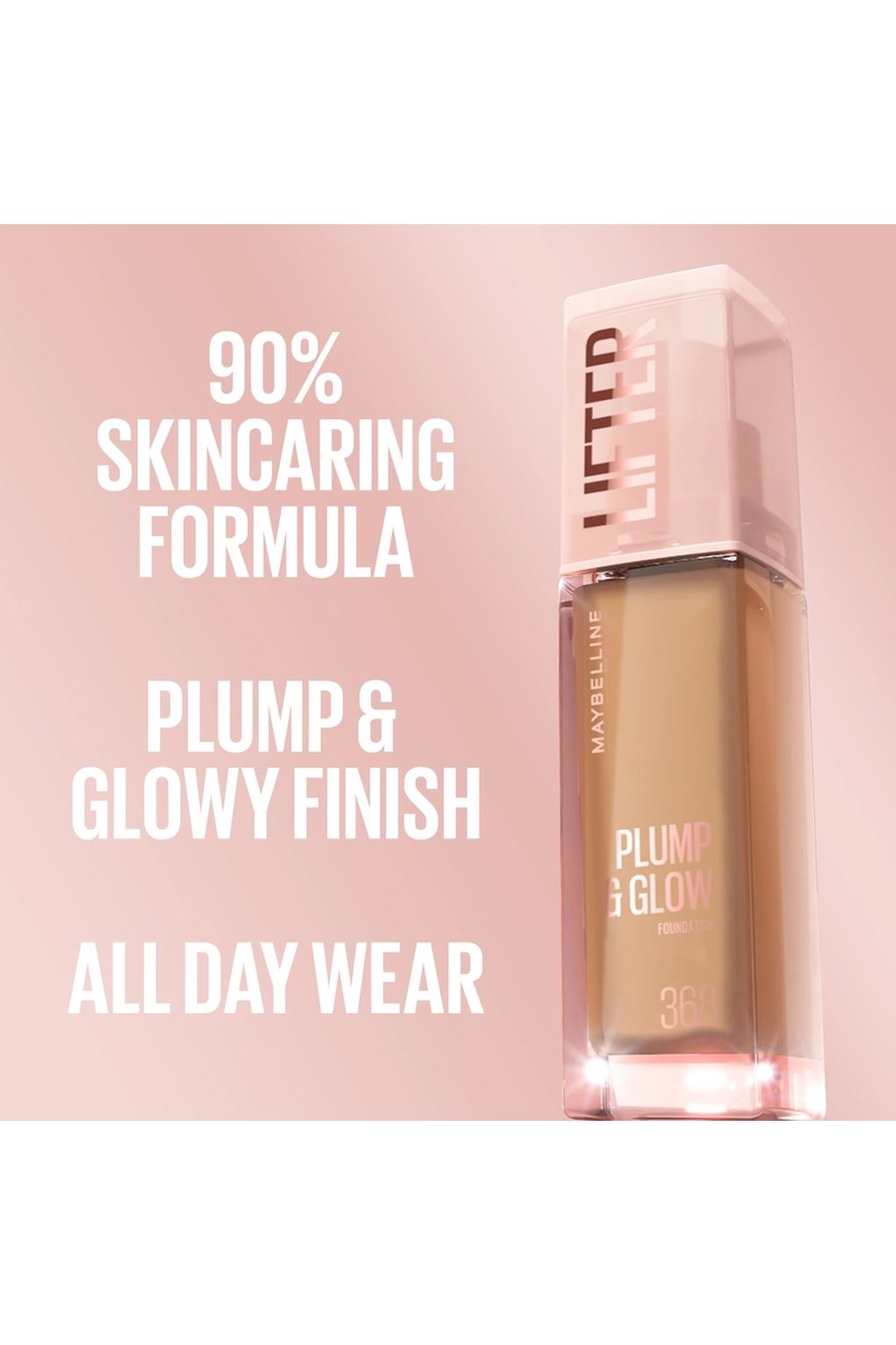 Тональный крем Maybelline New York Lifter Plump & Glow Foundation 129, 30 мл. Фото 4.