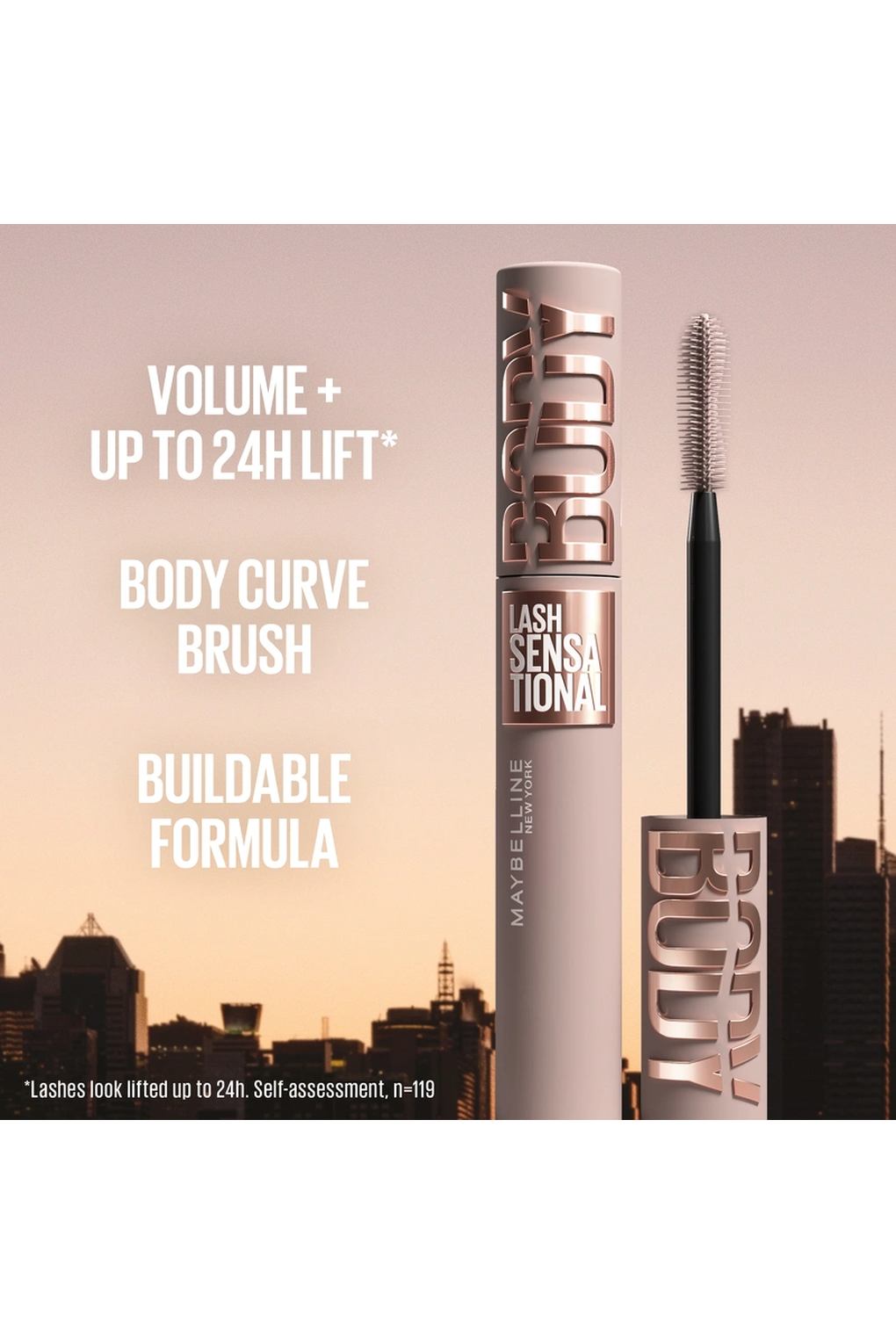 Тушь для ресниц Maybelline New York Lash Sensational Mascara Very Black, 9,75 мл. Фото 4.
