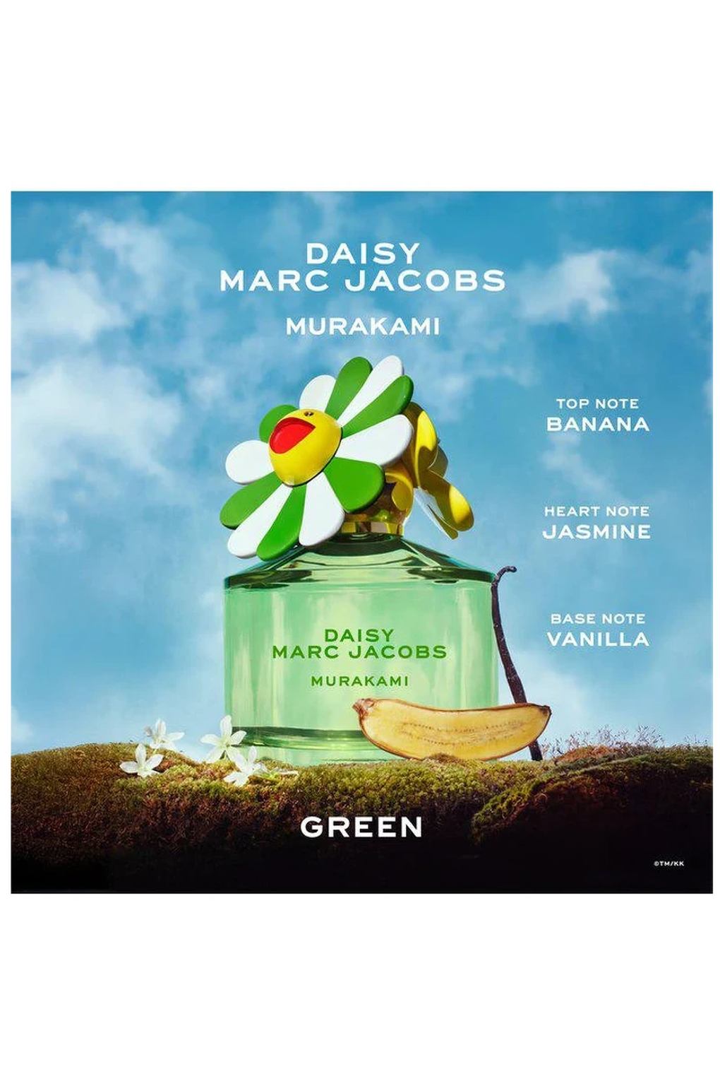 Вода парфюмерная Marc Jacobs Daisy Murakami Green EDP, 50 мл. Фото 4.