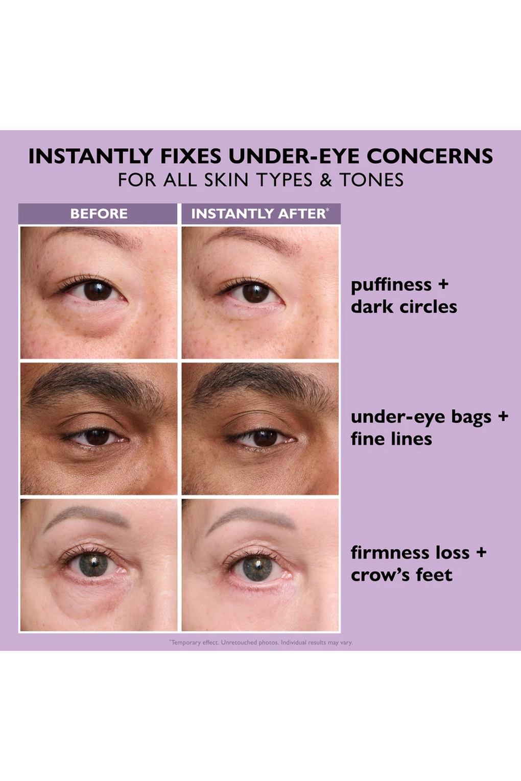 Крем для ухода за кожей Peter Thomas Roth Instant FIRMx Eye Temporary Eye Tightener Easy-Wear + Brush, 20 мл. Фото 4.