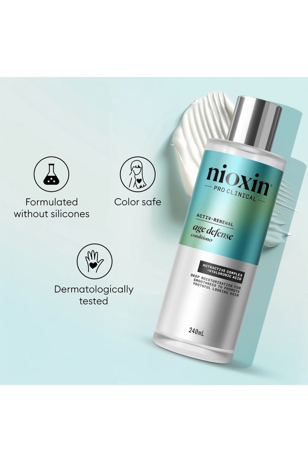 Кондиционер Nioxin Age Defense Conditioner, 240 мл. Фото 5.