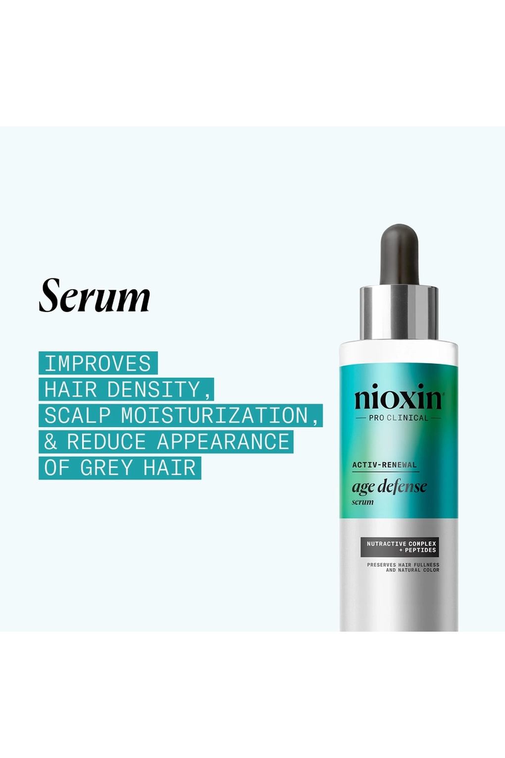 Сыворотка для волос Nioxin Age Defense Serum, 70 мл. Фото 2.