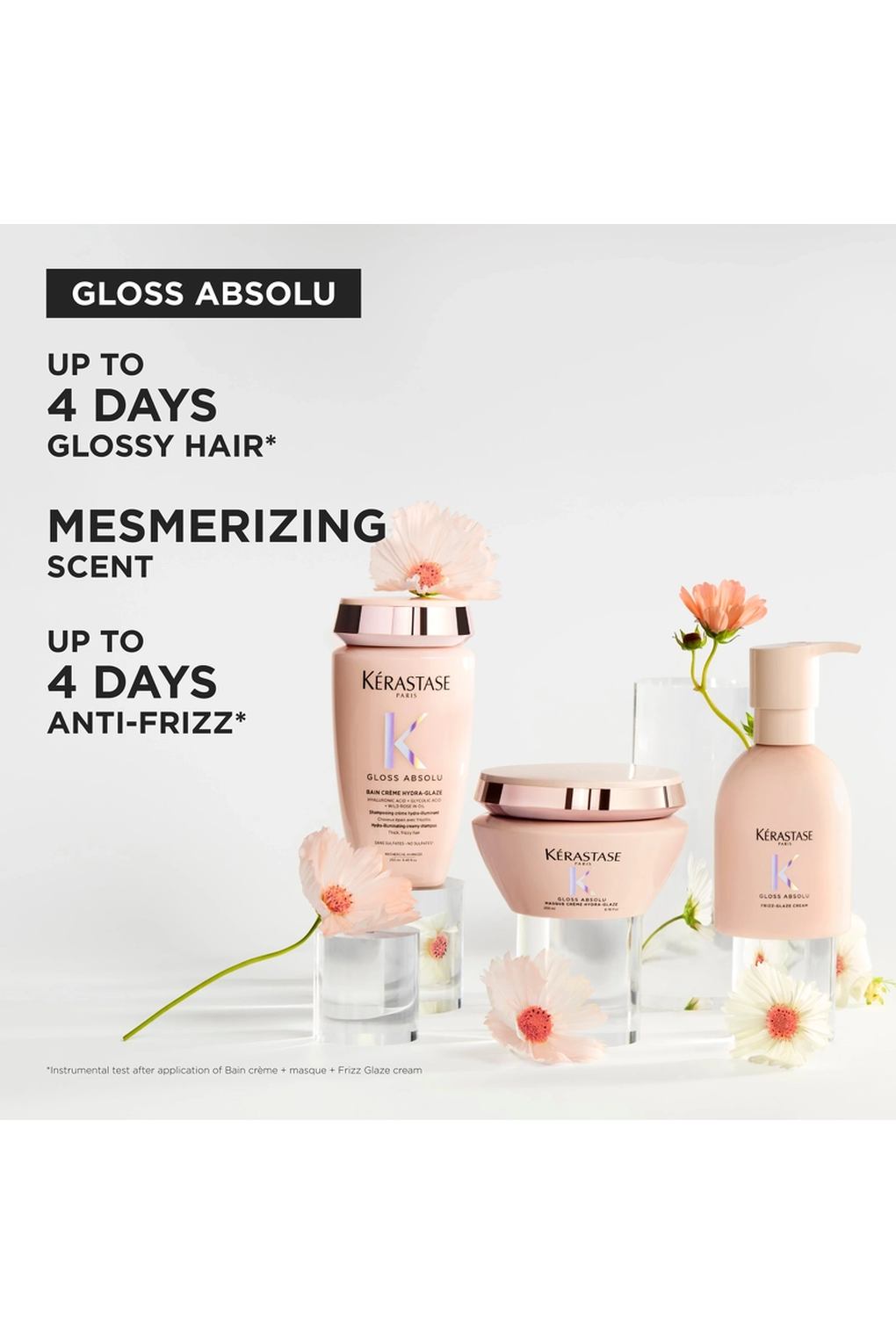 Крем для волос Kerastase Gloss Absolu Frizz-Glaze,240 ml. Фото 6.