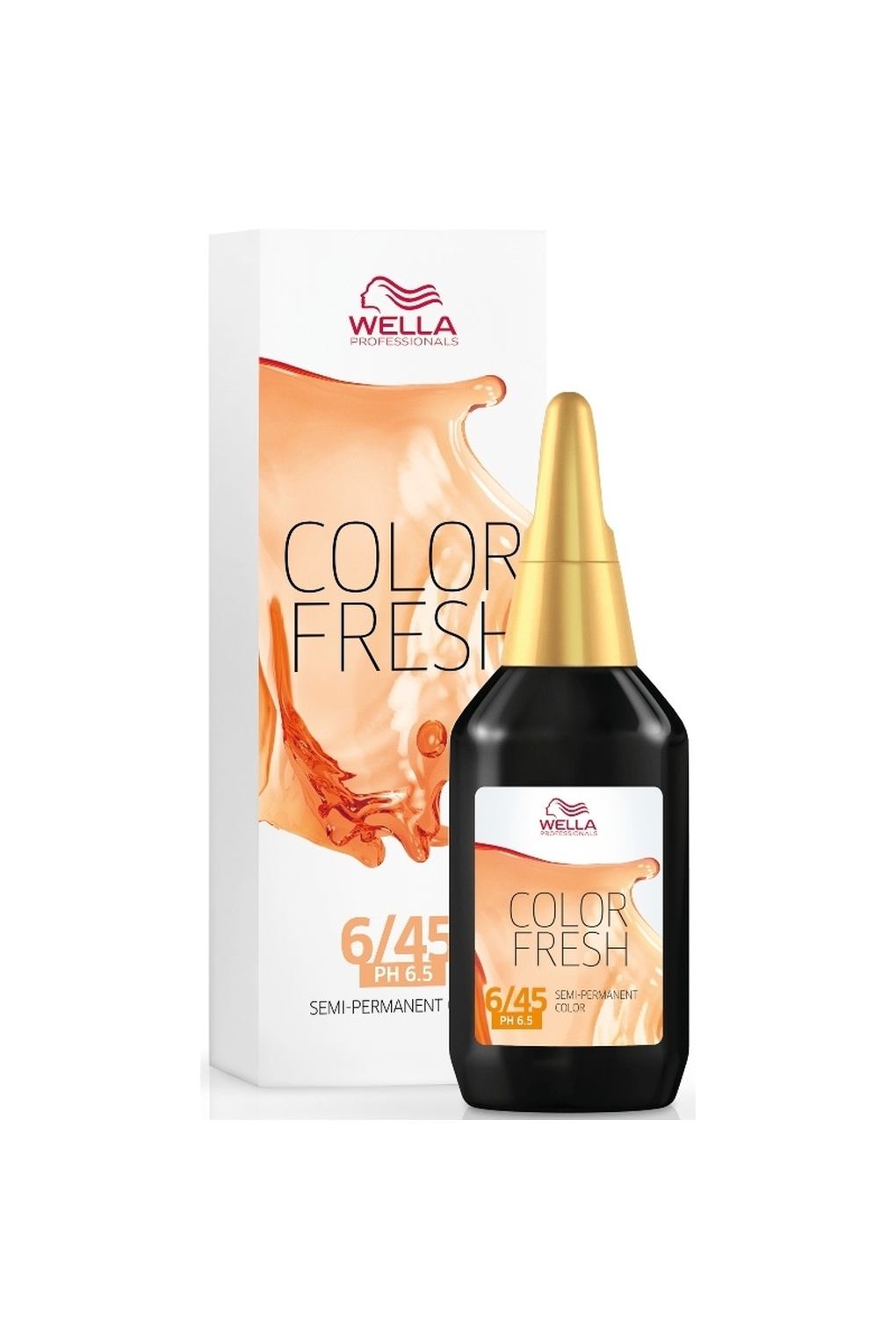 Средство тонирующее Wella Color Fresh 6/45 Dark Blonde Red Mahogany, 75 мл. Фото 3.