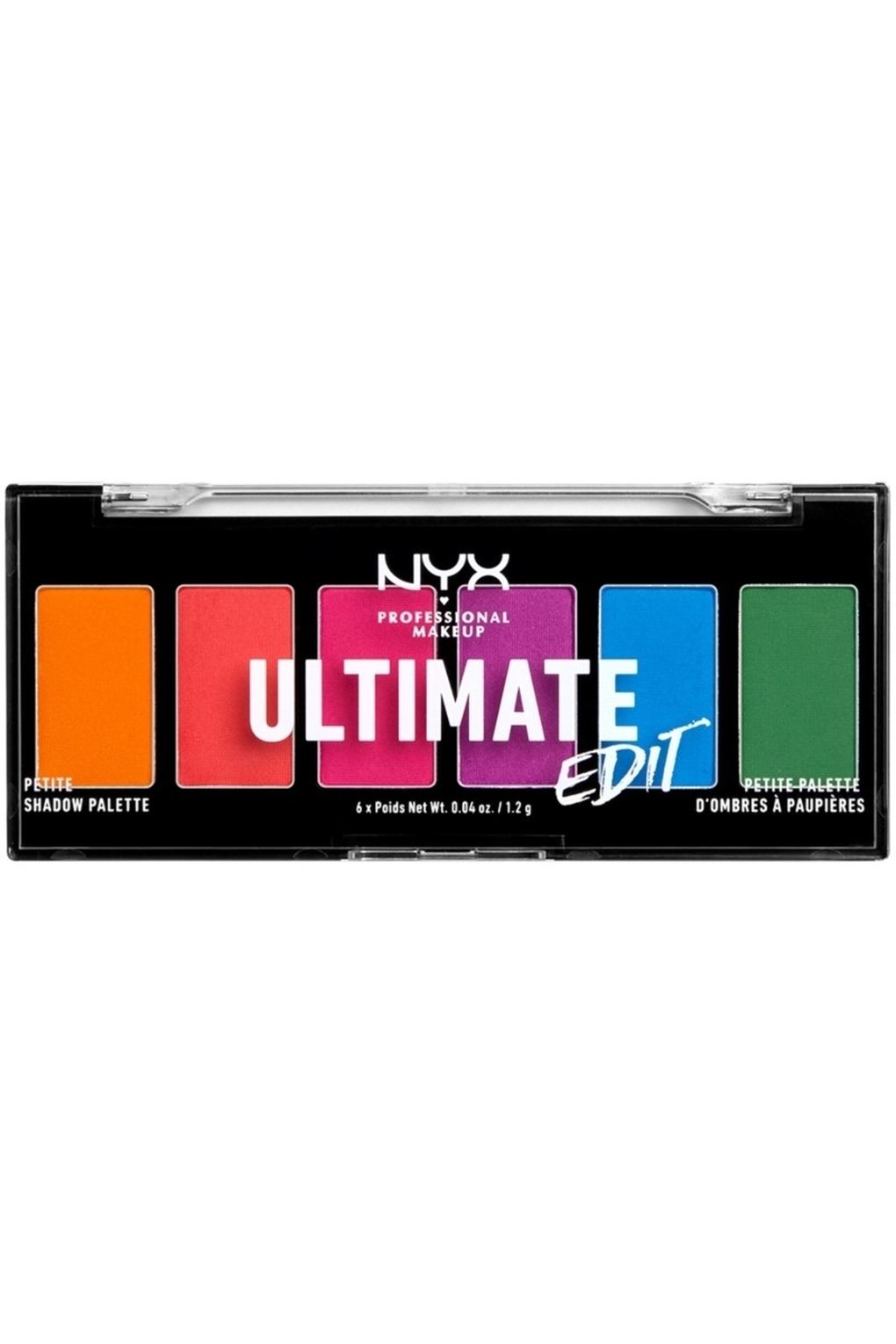 Тени для век NYX Professional Makeup Ultimate Edit Petite Shadow Palette Brights. Фото 2.