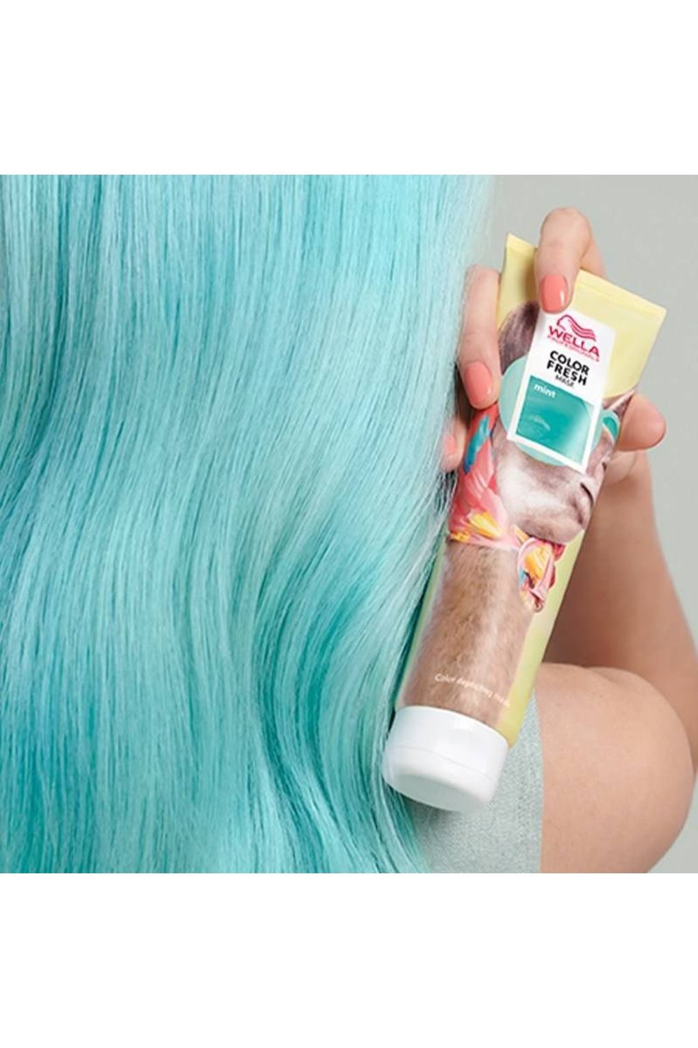Средство тонирующее Wella Color Fresh Mask Mint, 150 мл. Фото 3.