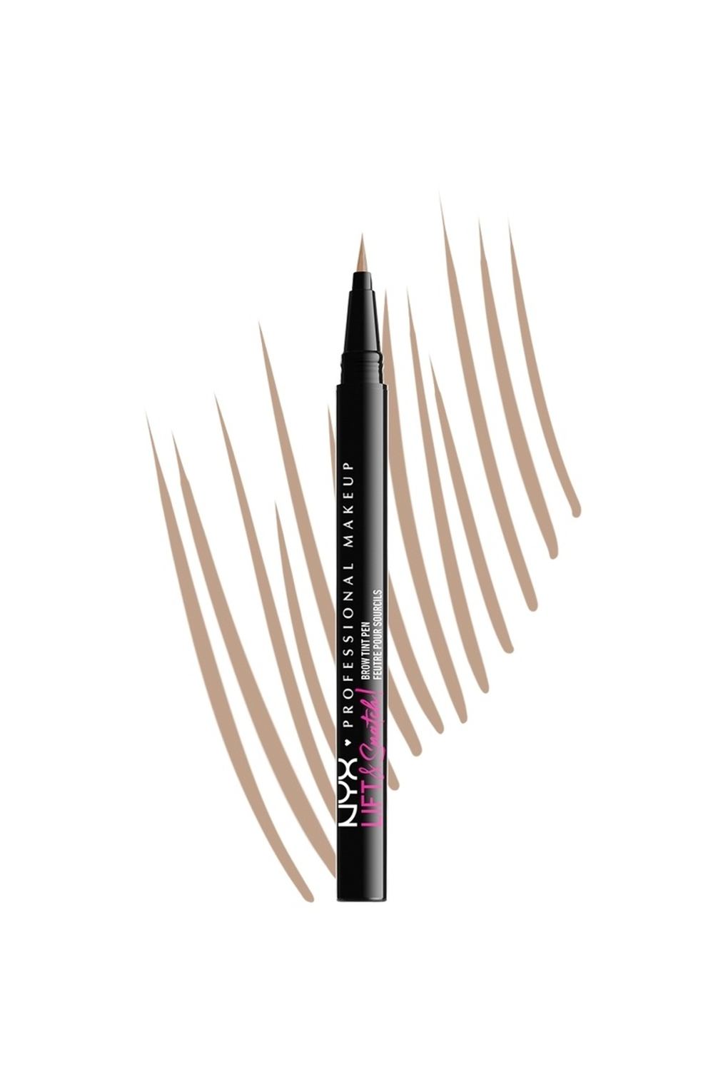 Карандаш для бровей NYX Professional Makeup Lift & Snatch! Brow Tint Pen Blonde, 1 мл. Фото 3.