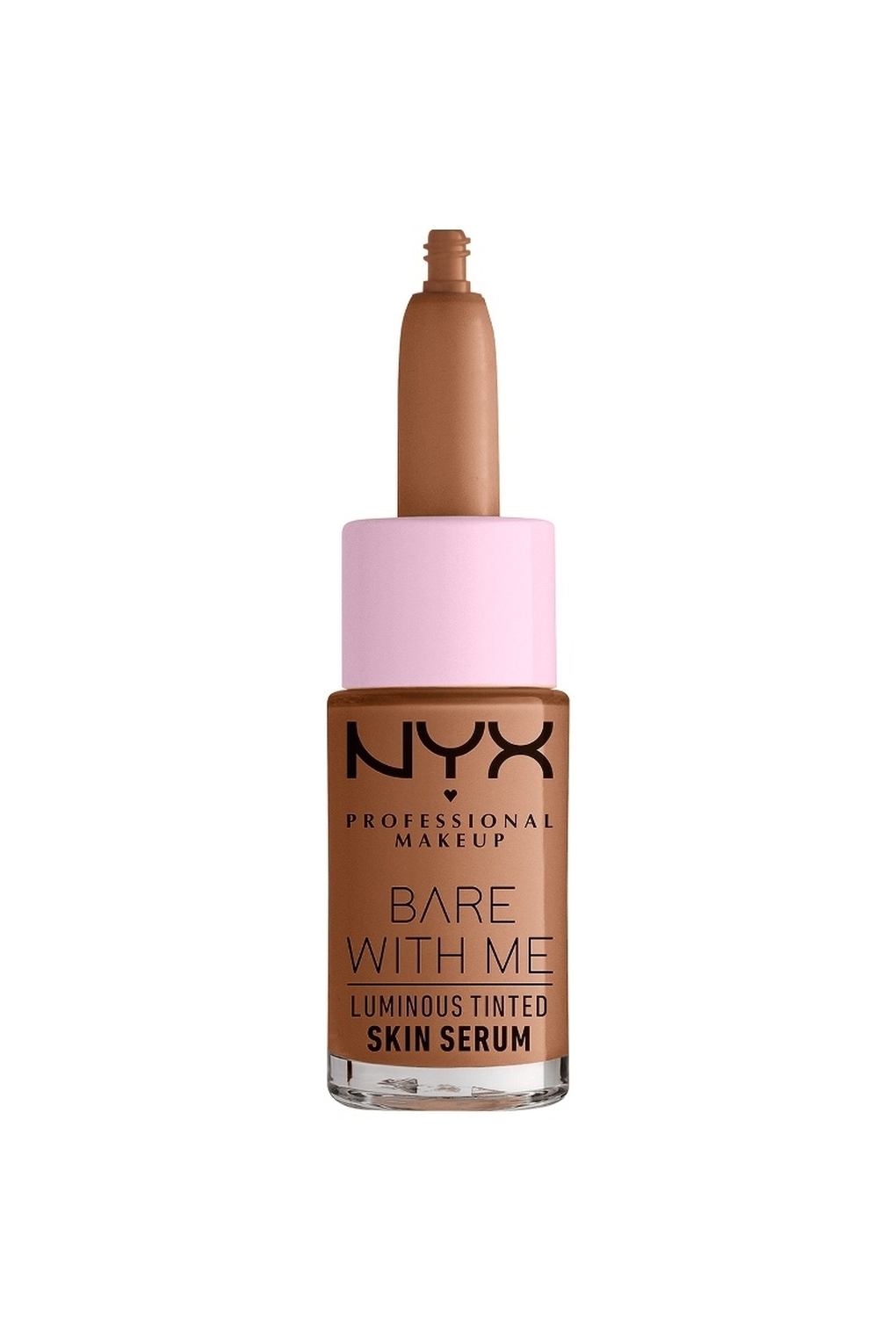 Тонирующая сыворотка NYX Professional Makeup Bare With Me Luminous Skin Serum Medium Deep, 12,6 мл. Фото 2.